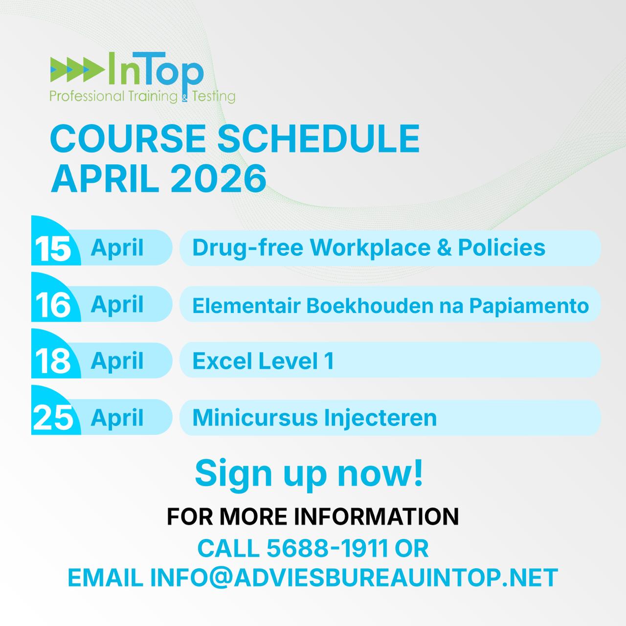 InTop Aruba - Professional Training & Testing Facebook ad