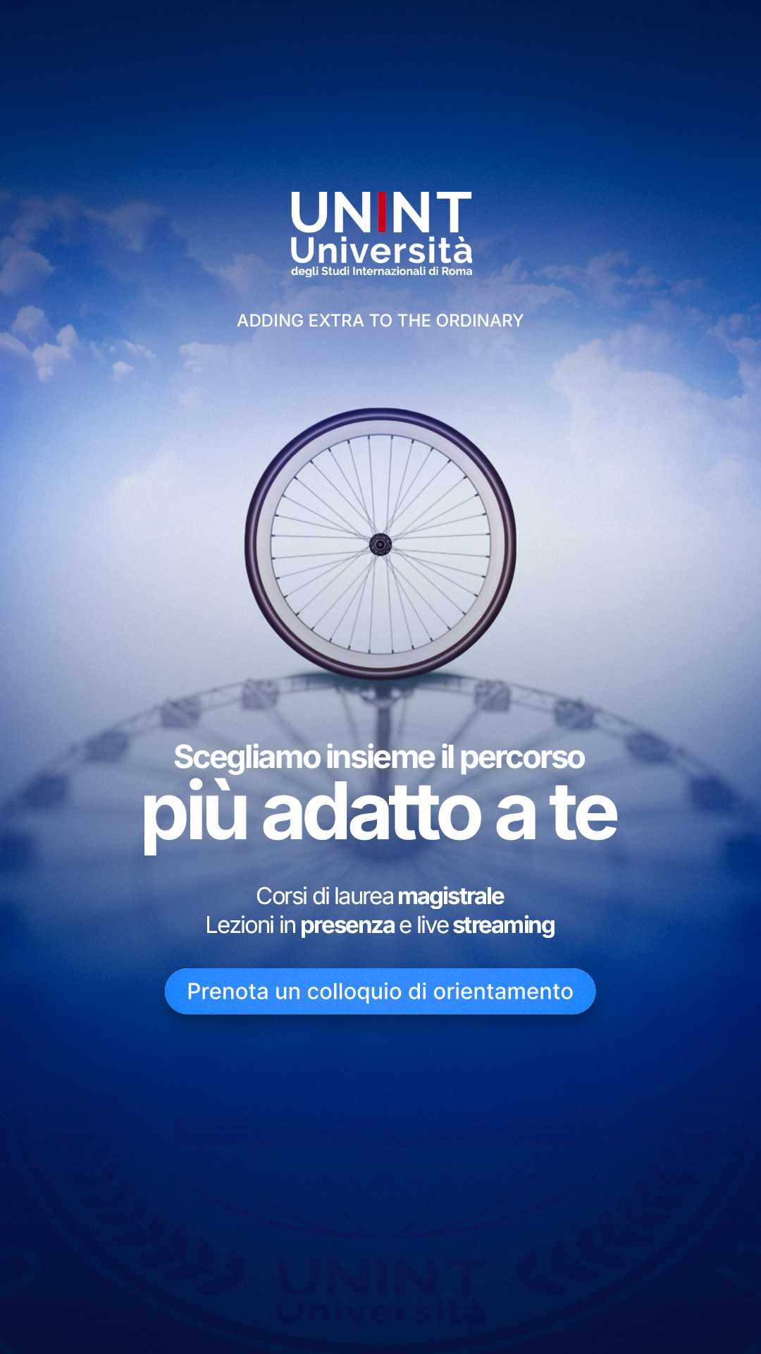 Università degli Studi Internazionali di Roma - UNINT Facebook ad: Scopri di più