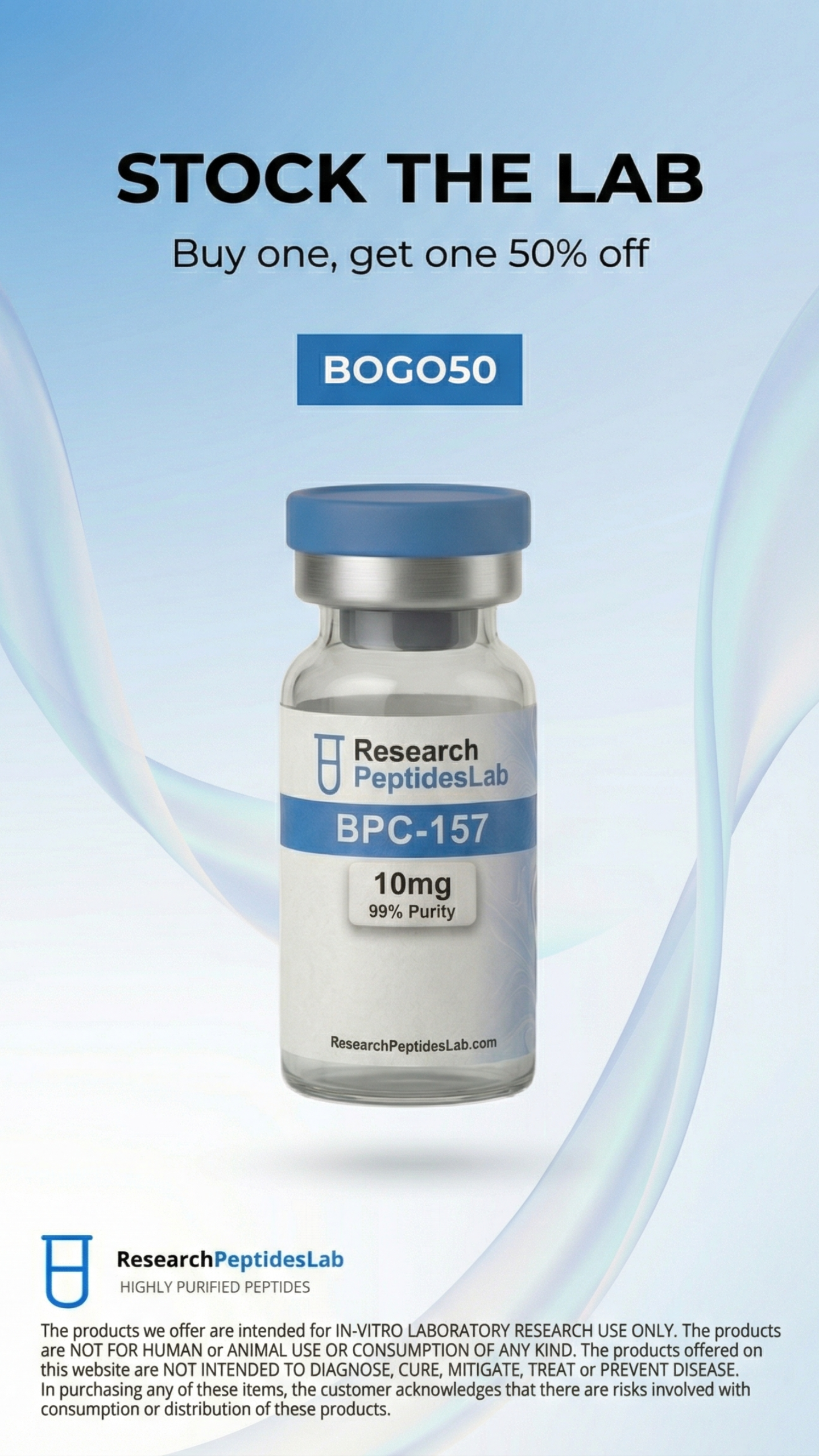 Research Peptides Lab Facebook ad