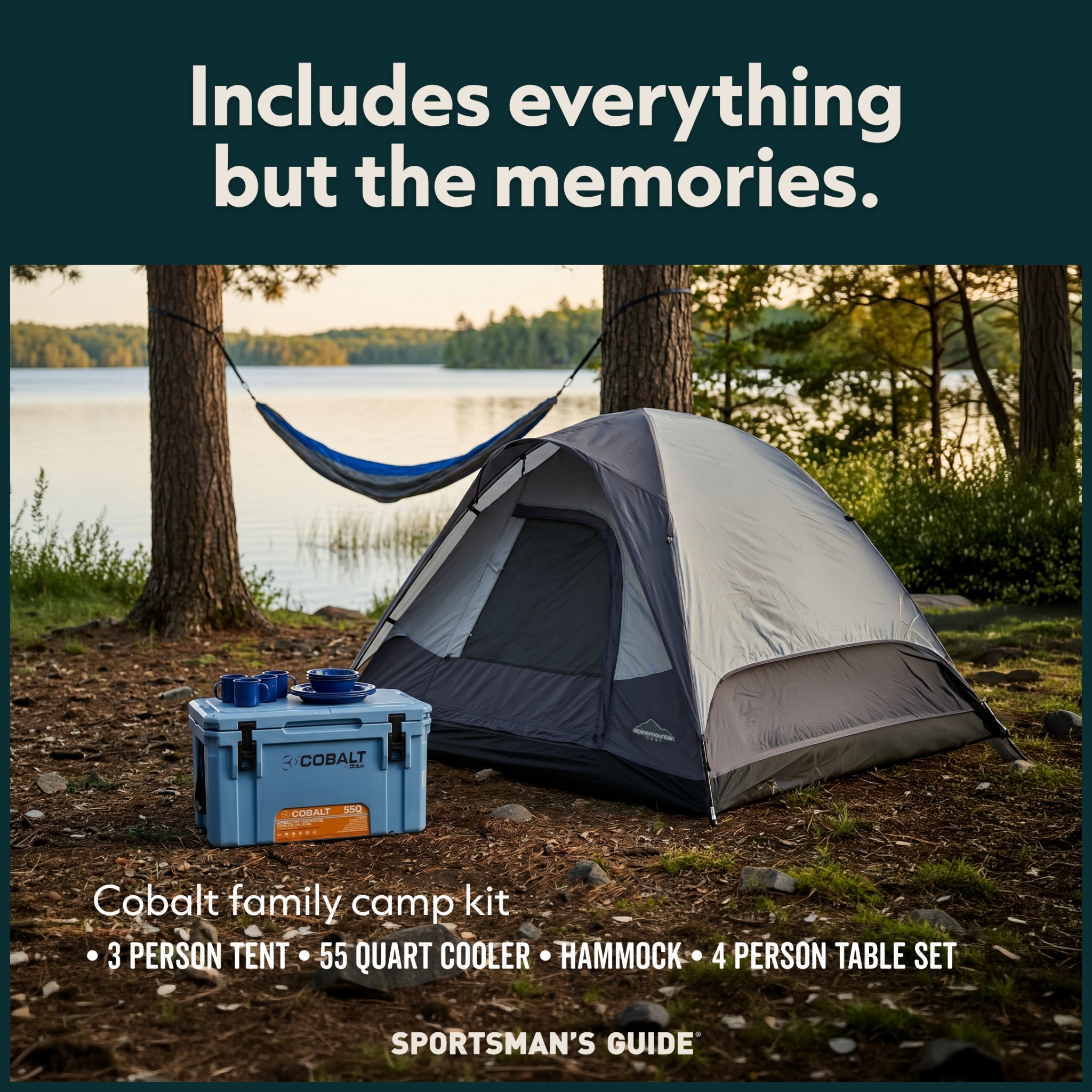 Sportsman's Guide Facebook ad: Family Camping