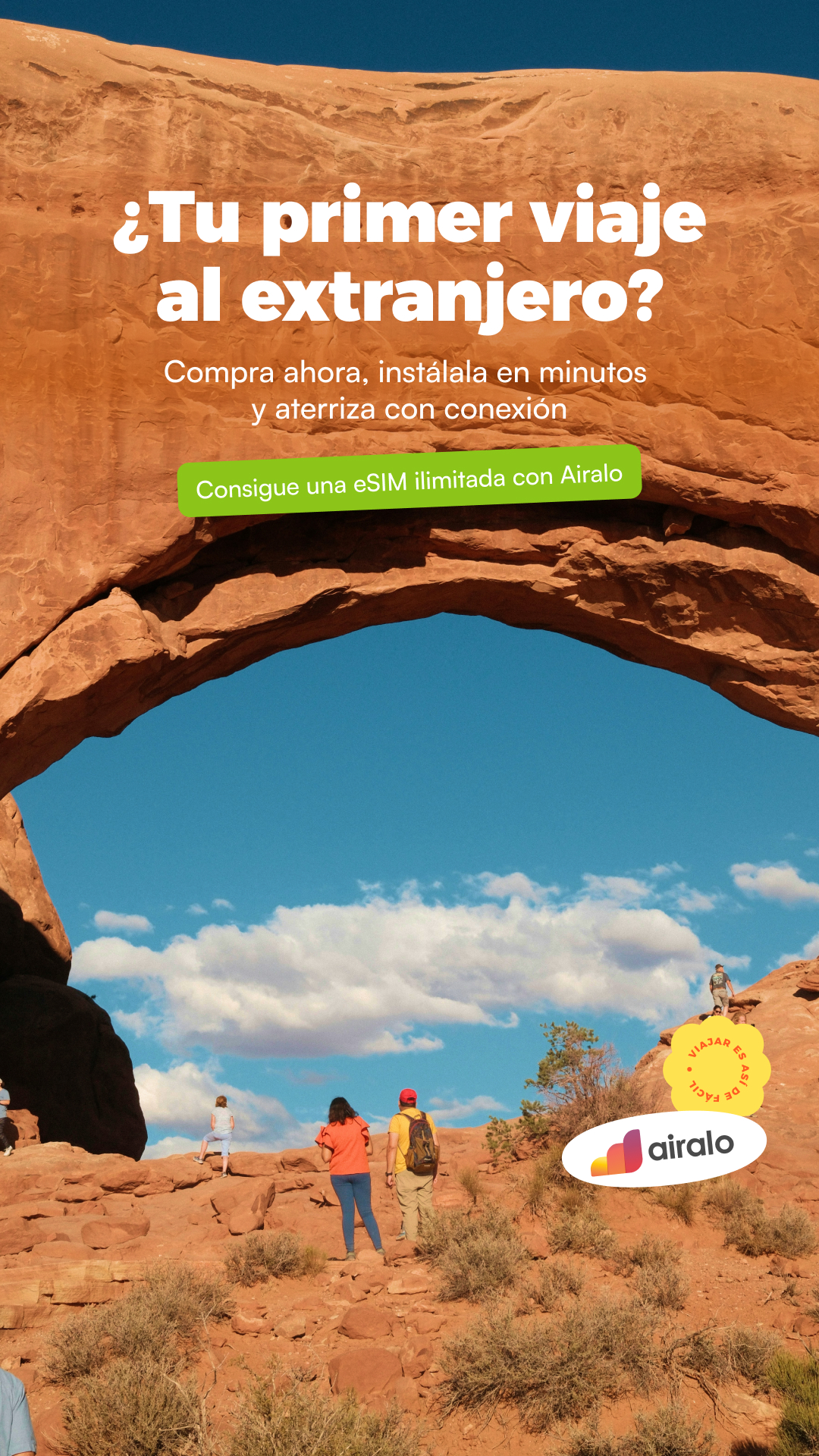 Airalo Global eSIM Store Facebook ad