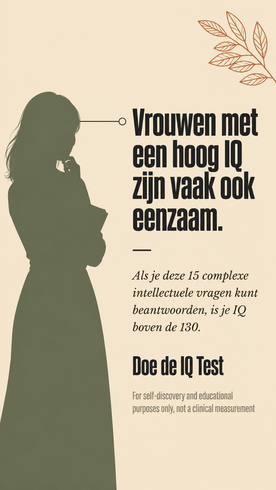 International IQ Test Facebook ad