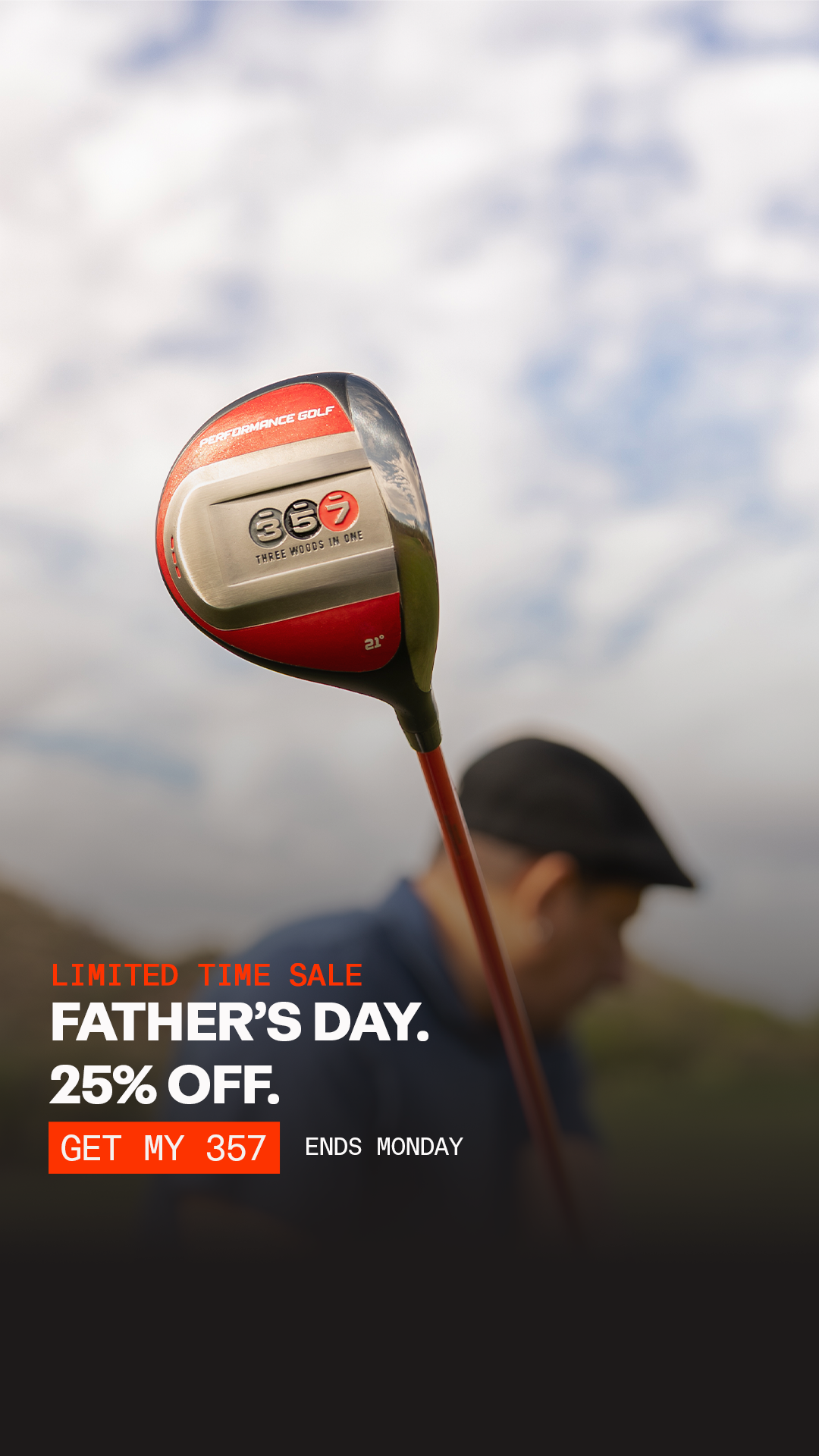 Performance Golf Facebook ad