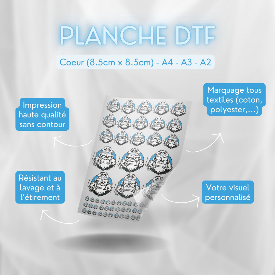 Dcomdtf Facebook ad: Imprimez vos créations textile avec nos transferts DTF…