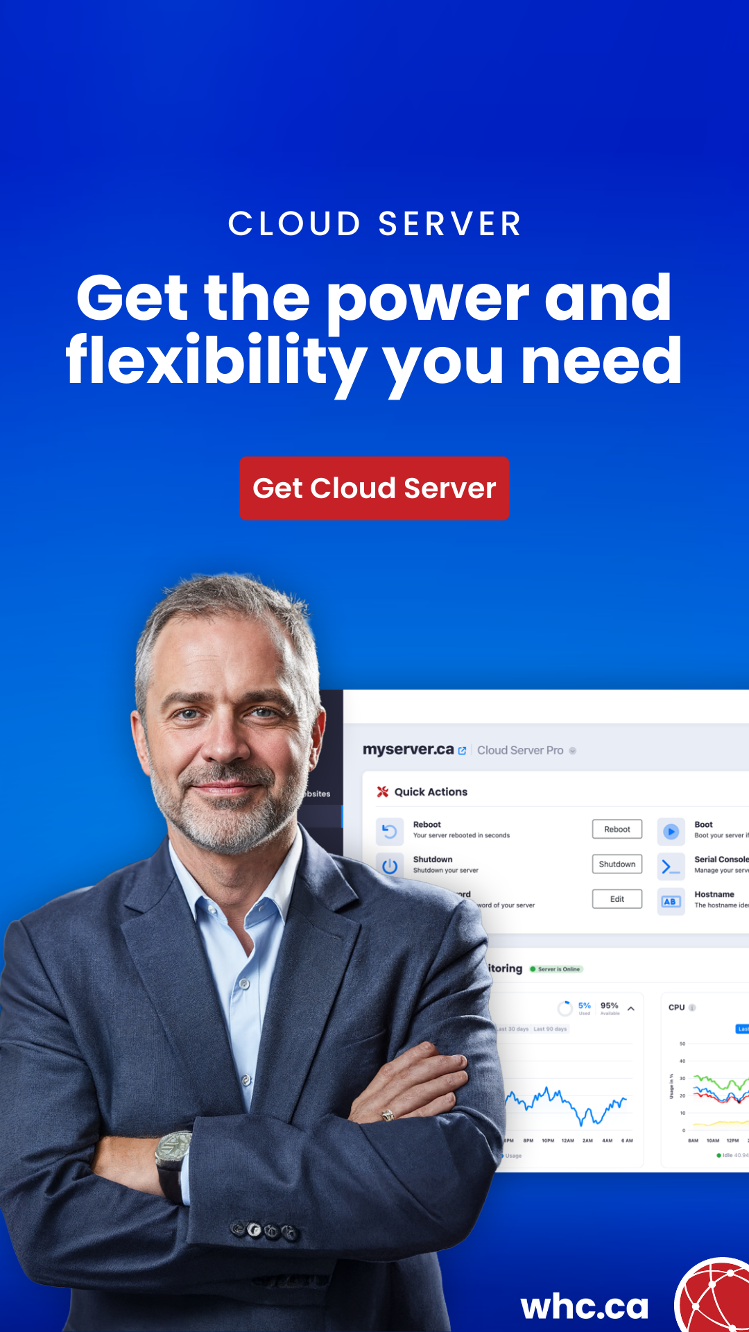 Web Hosting Canada Facebook ad