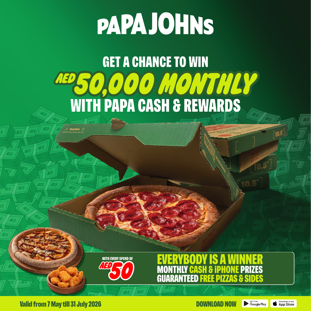 Papa John's Pizza Facebook ad