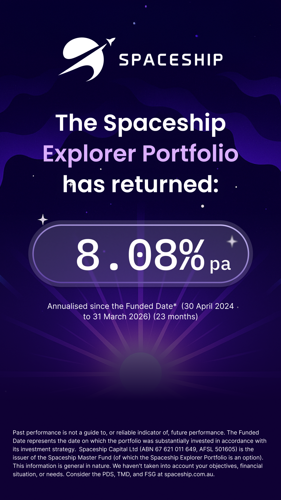 Spaceship Facebook ad