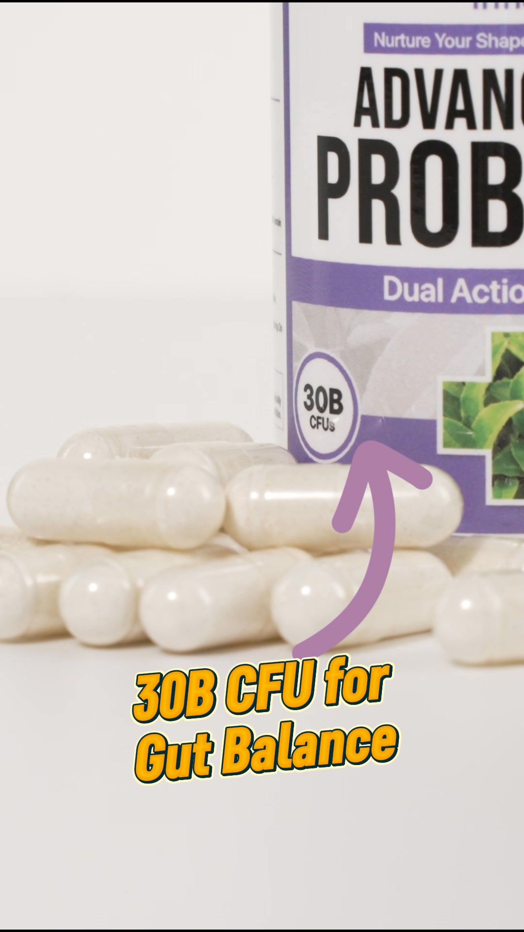 TriHealth Probiotic PH Facebook ad: GET FLAT STOMACH WITH JUST 1 CAPSULE A DAY