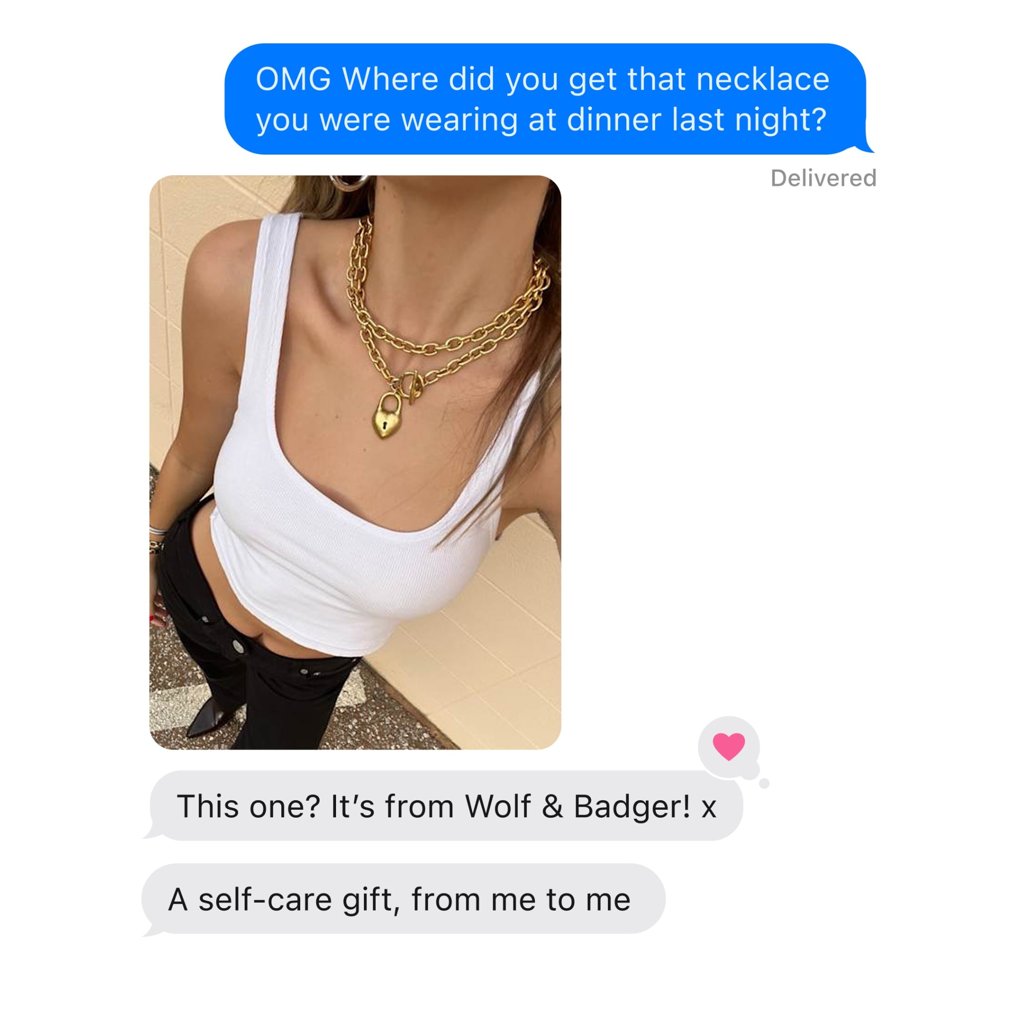 Wolf & Badger Facebook ad