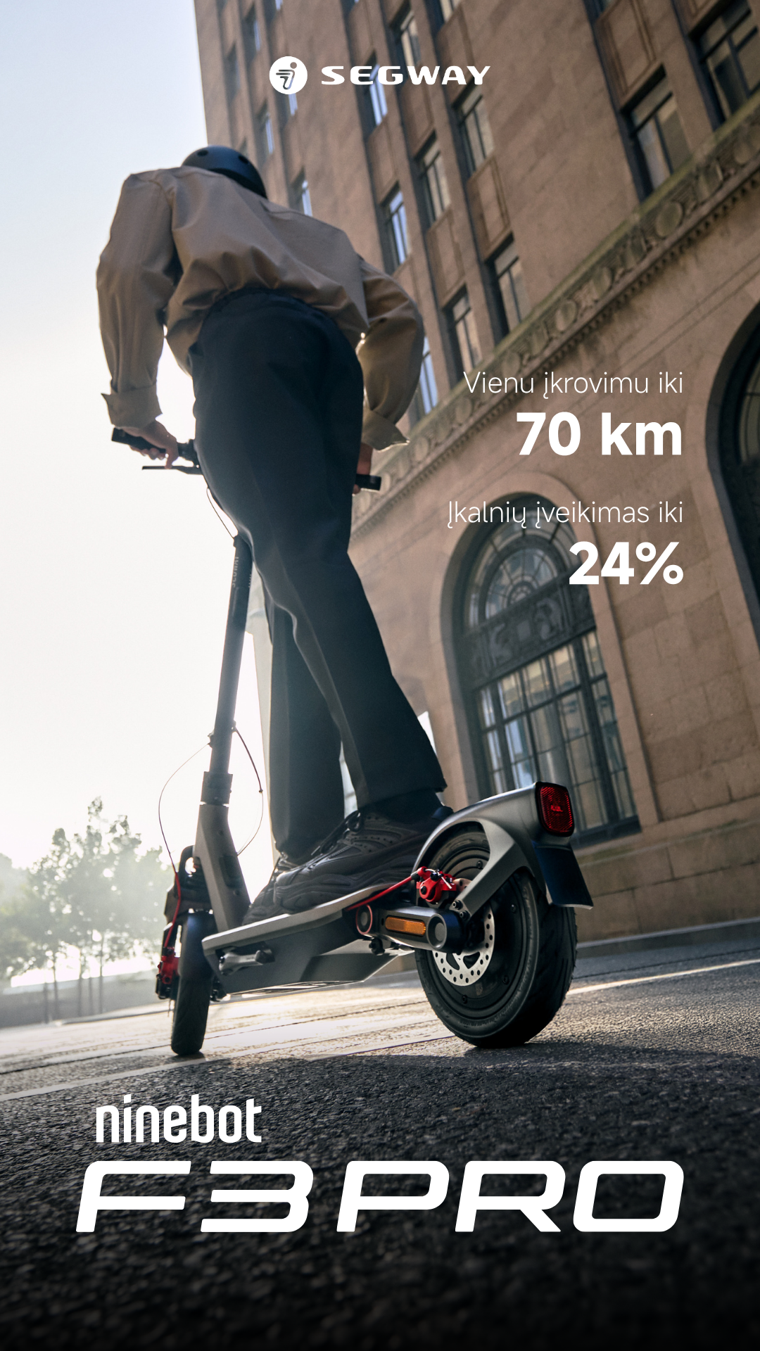 Segway Lietuva Facebook ad: Daugiau laisvės mieste