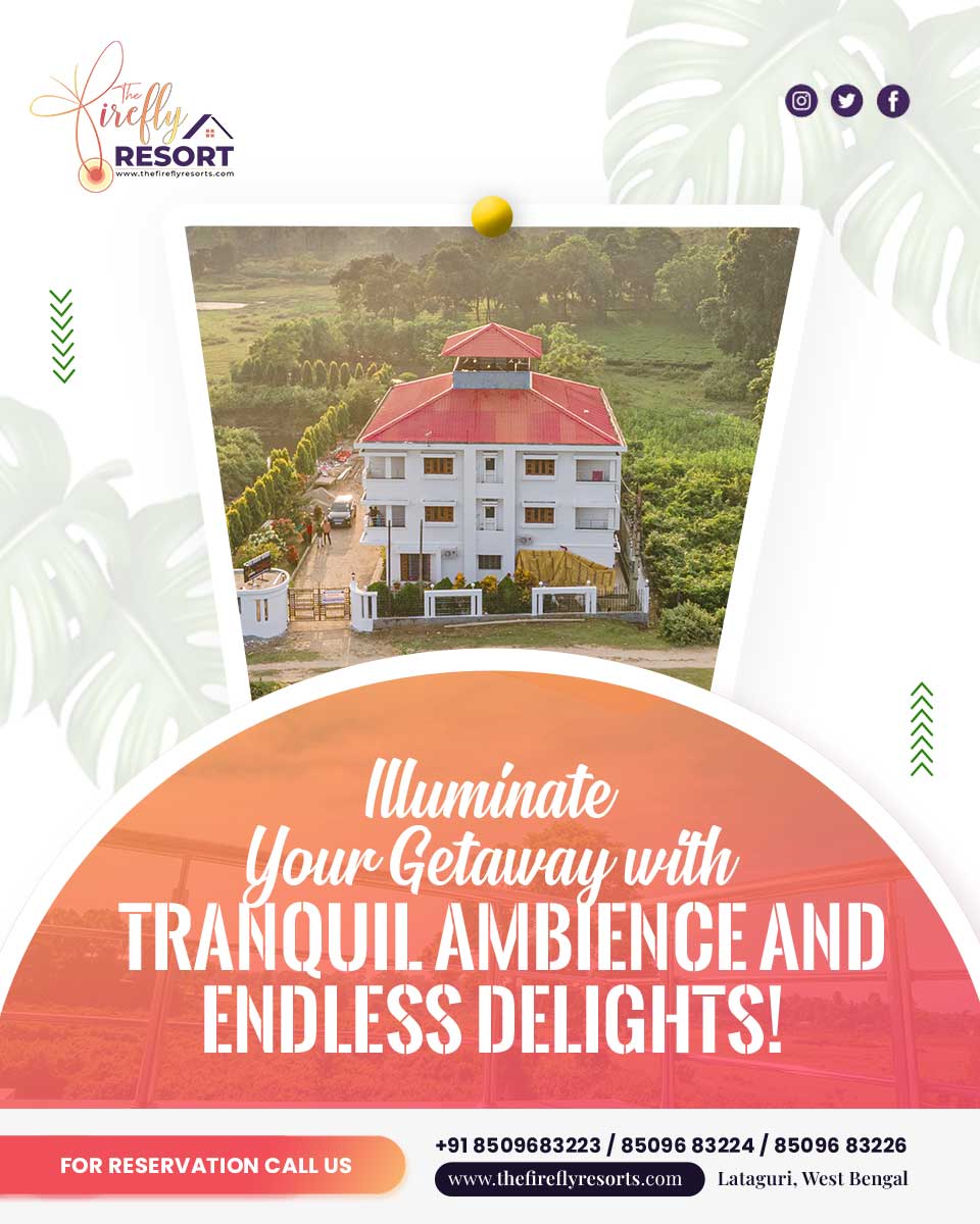 The Firefly Resort Facebook ad: Escape to serenity and discover the blissful retreat…