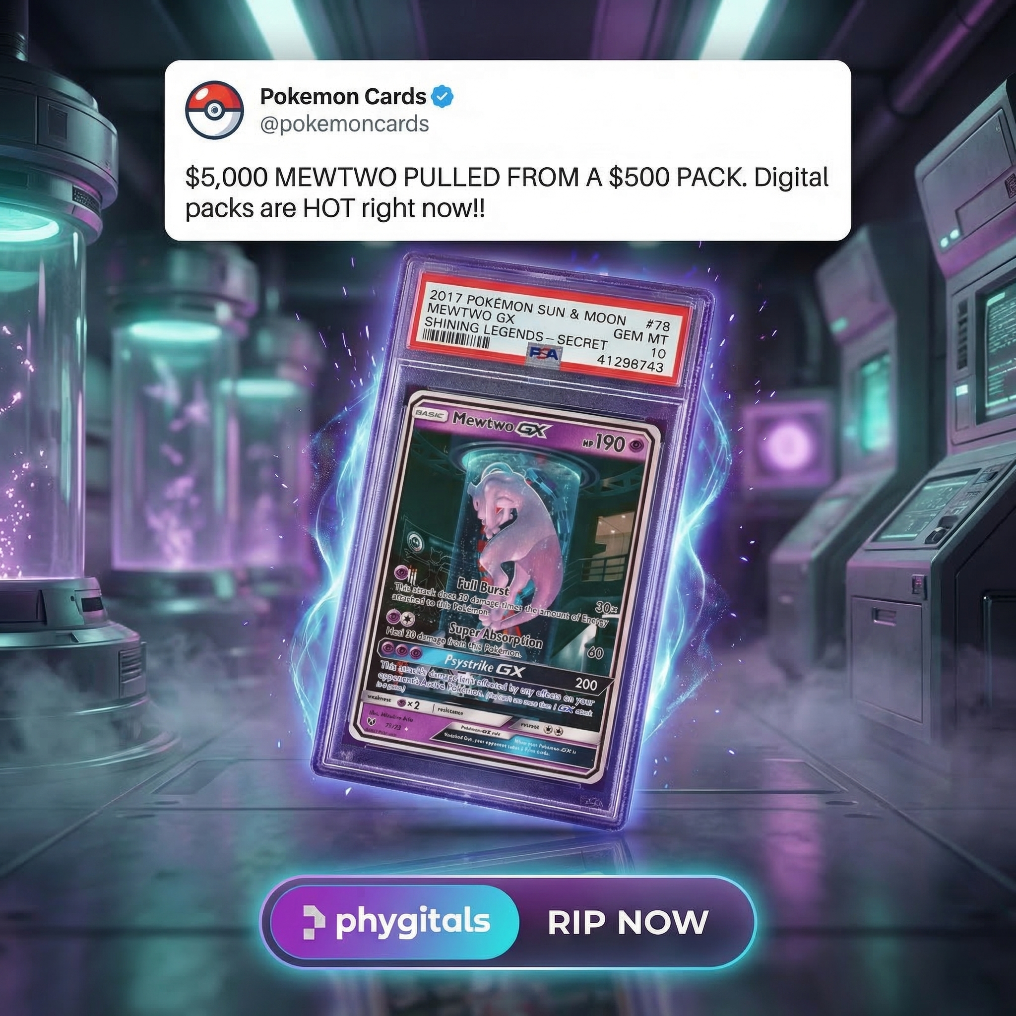 Card Collector Hub Facebook ad