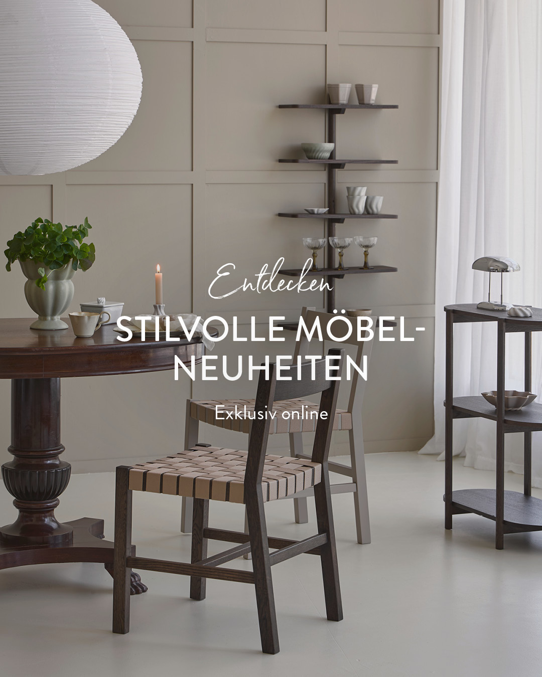 Søstrene Grene Facebook ad: Nur online Neue Möbelserie