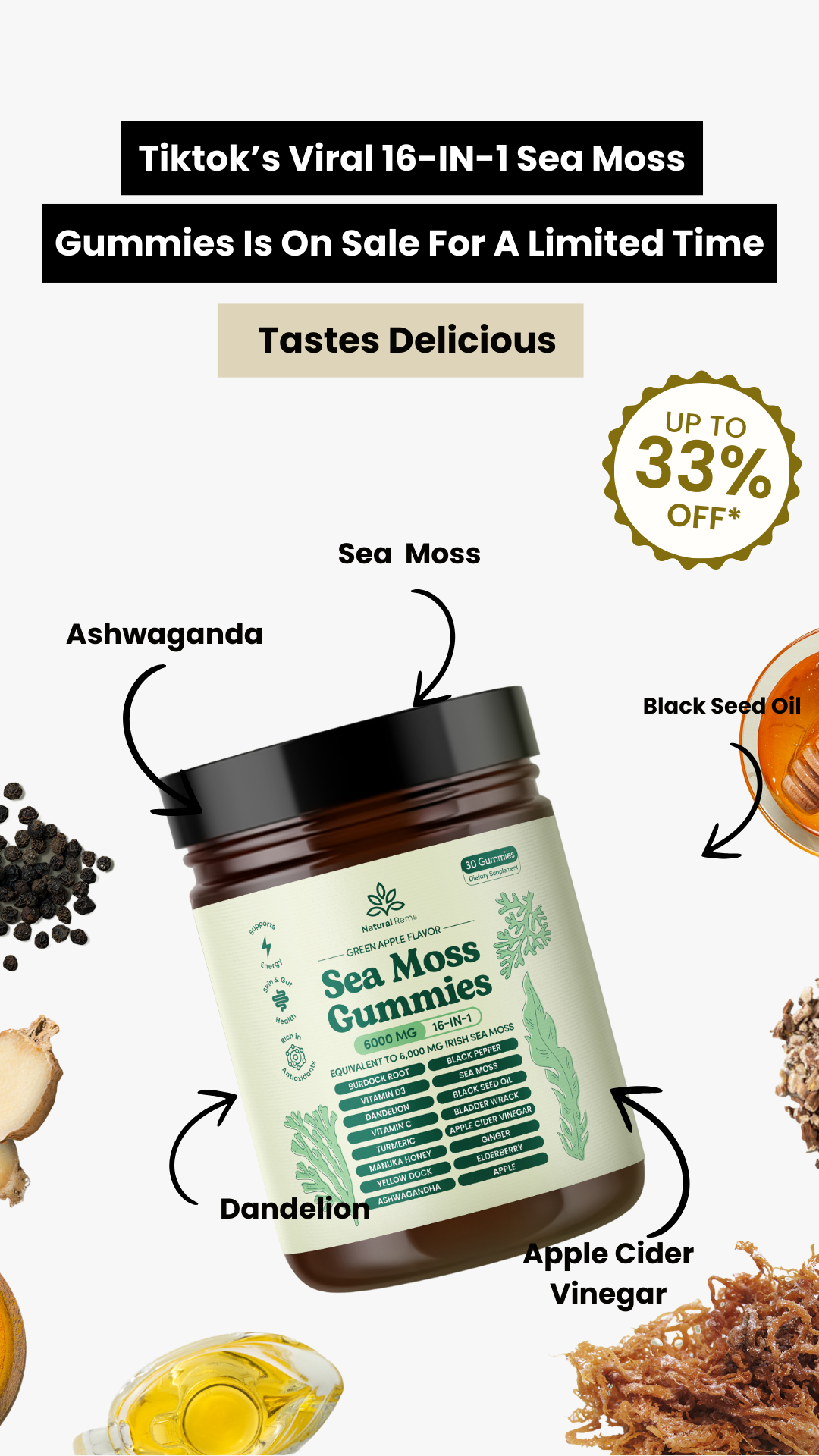Natural Rems Facebook ad