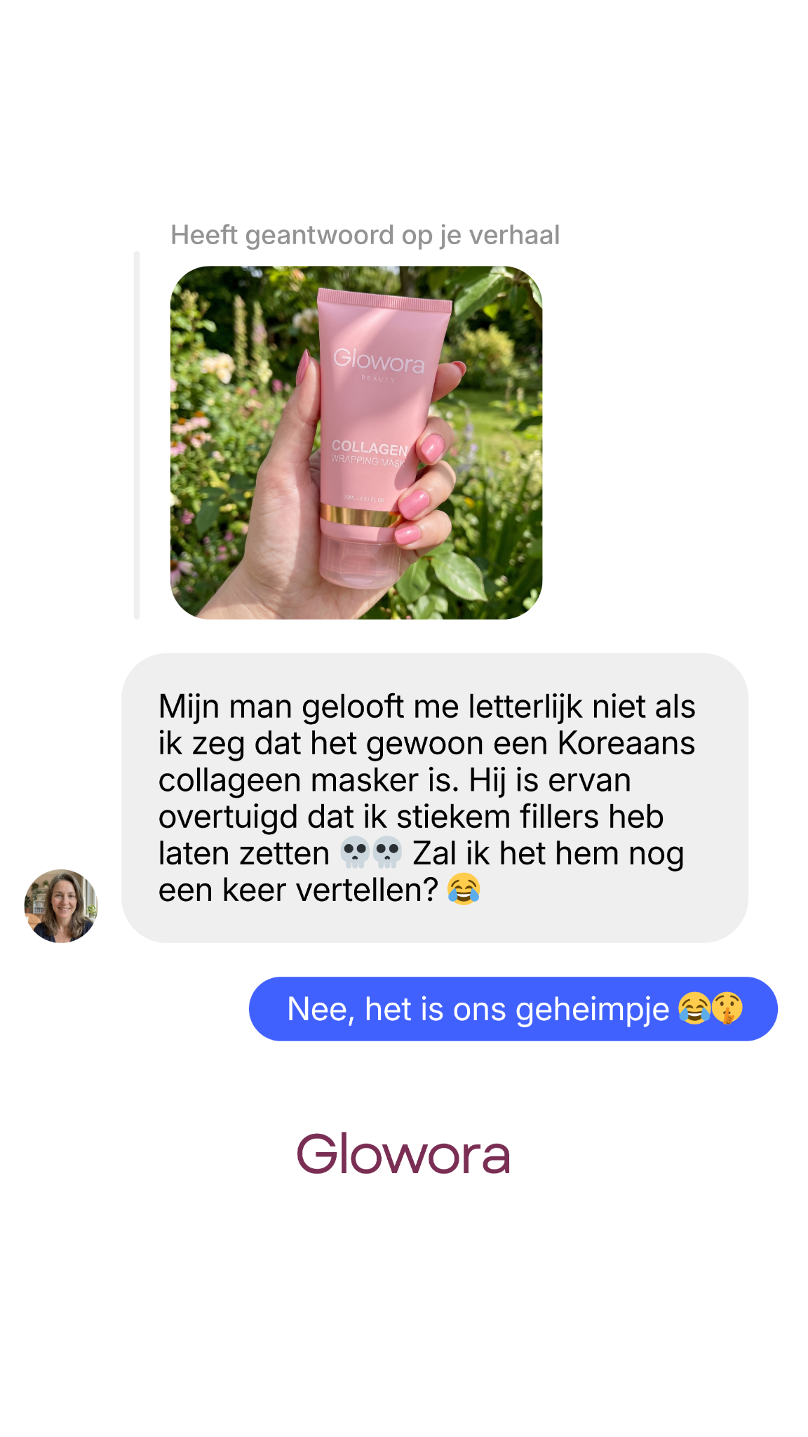Glowora Facebook ad
