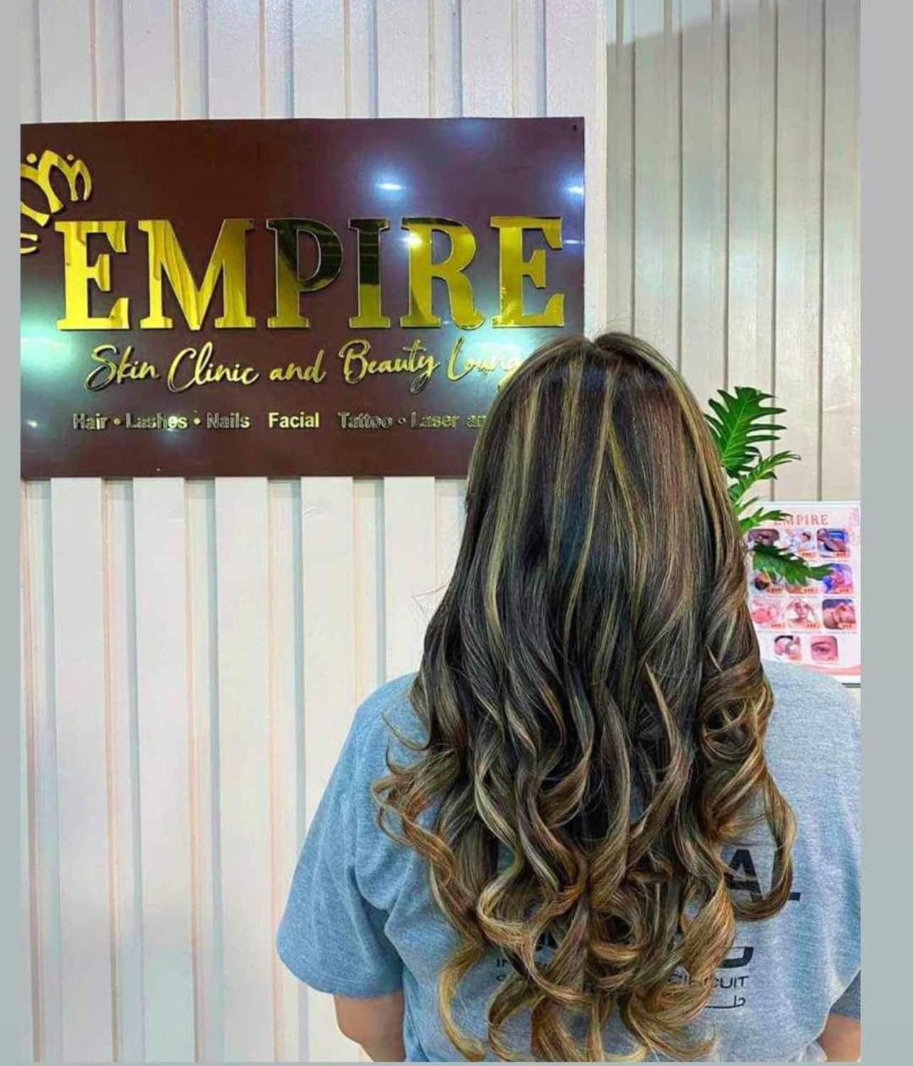 Empire Salon and Beauty Lounge Facebook ad: Heads up! Your next favorite deal starts now