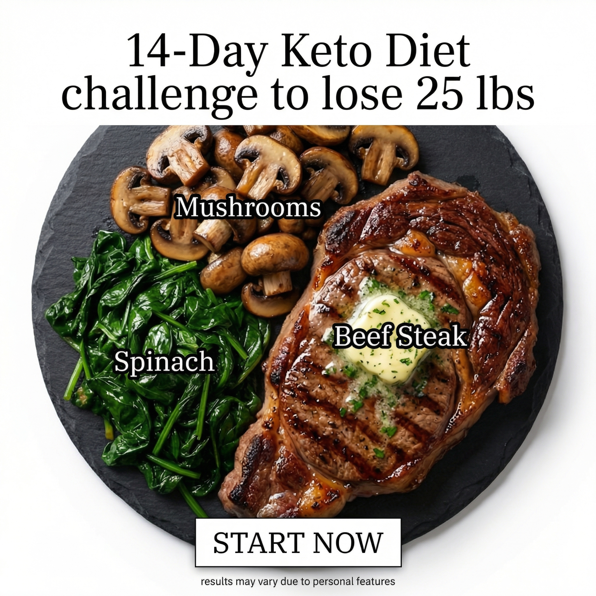 Ketoway Facebook ad: Start Transformation Now!