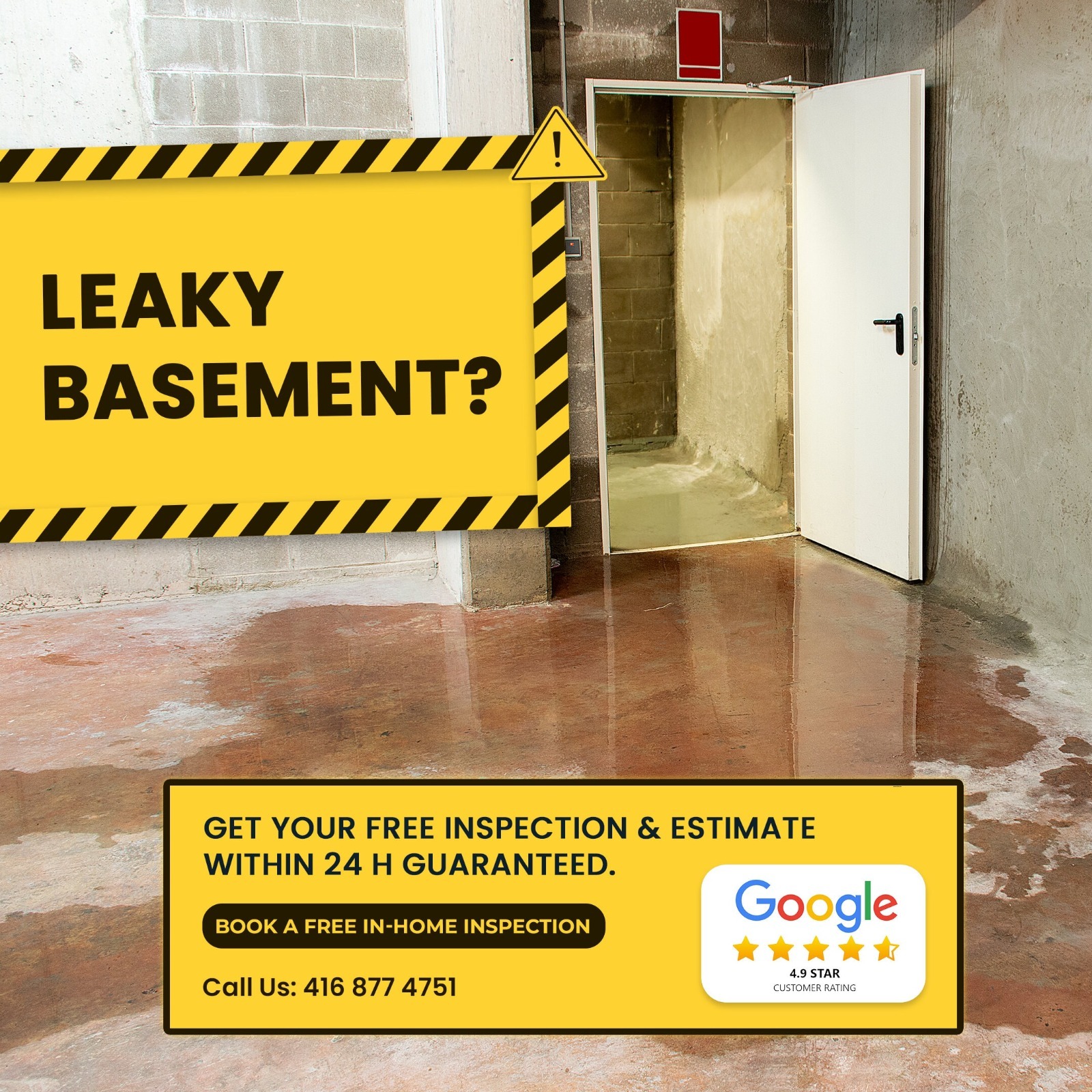 Aluneed - Toronto Waterproofing, Damage Repair, & Prevention Facebook ad