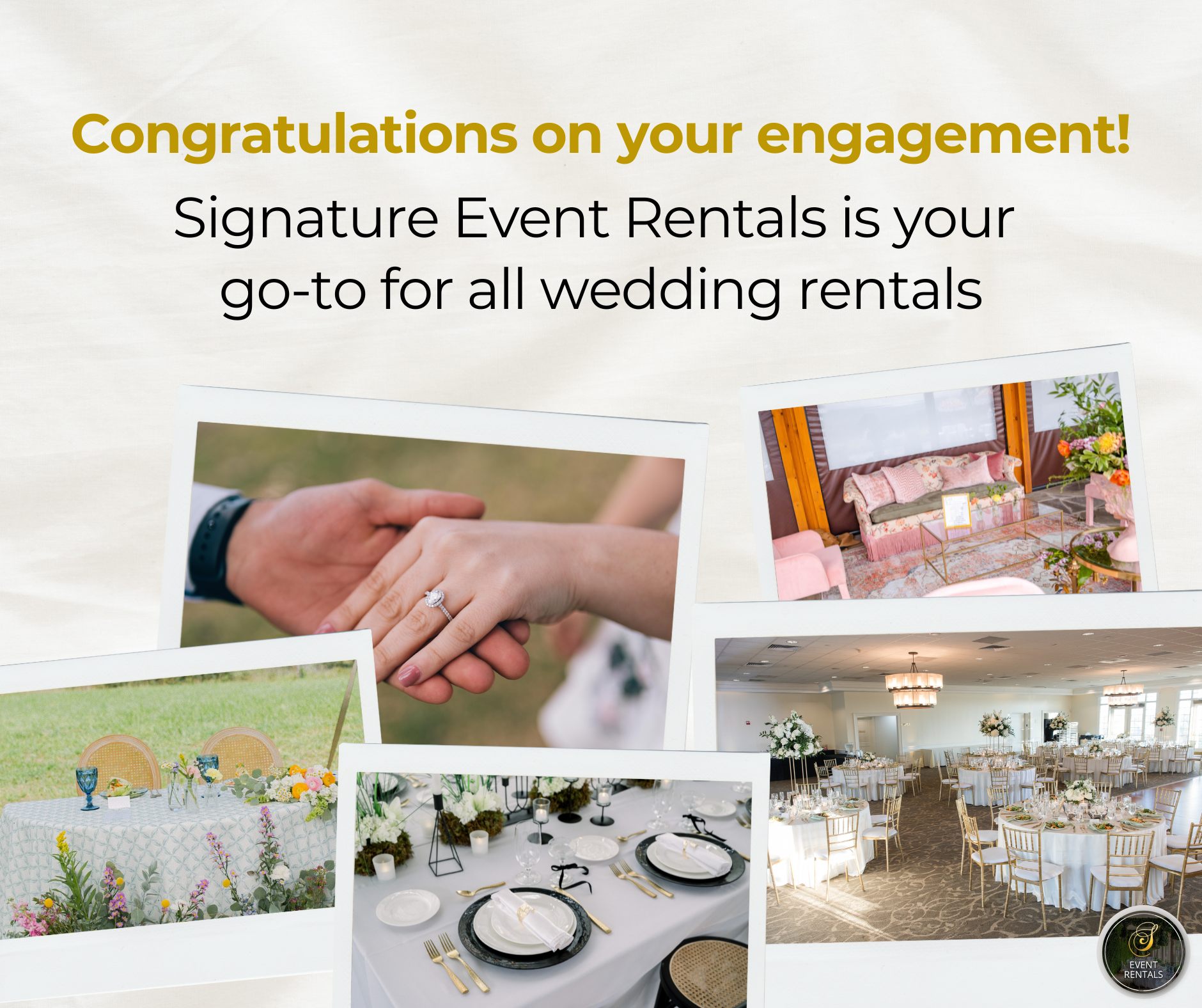 Signature Event Rentals Facebook ad
