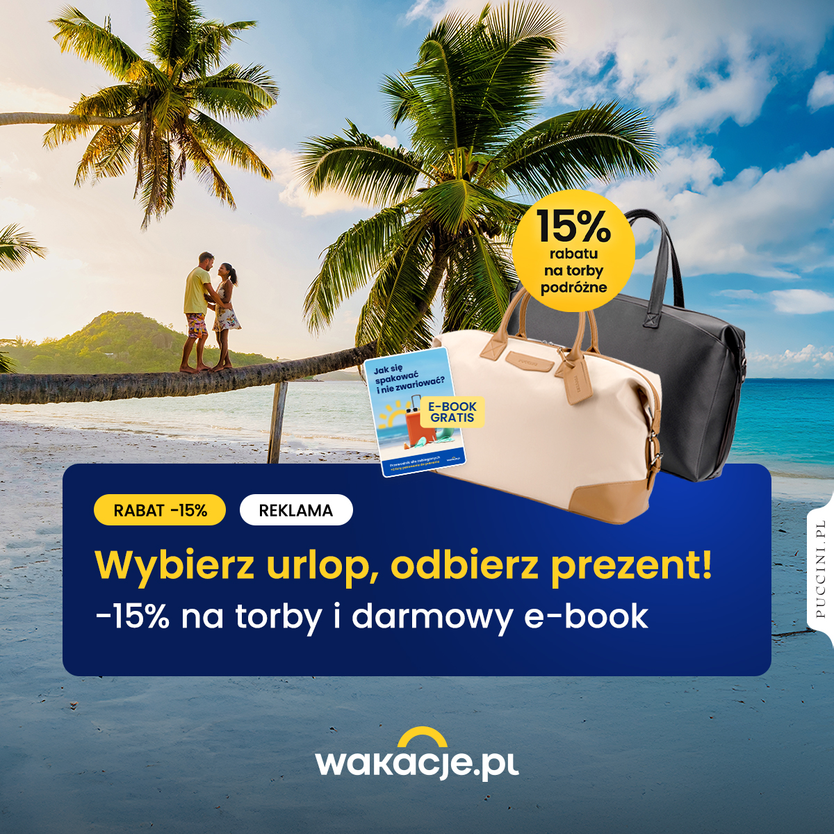 Wakacje.pl Facebook ad
