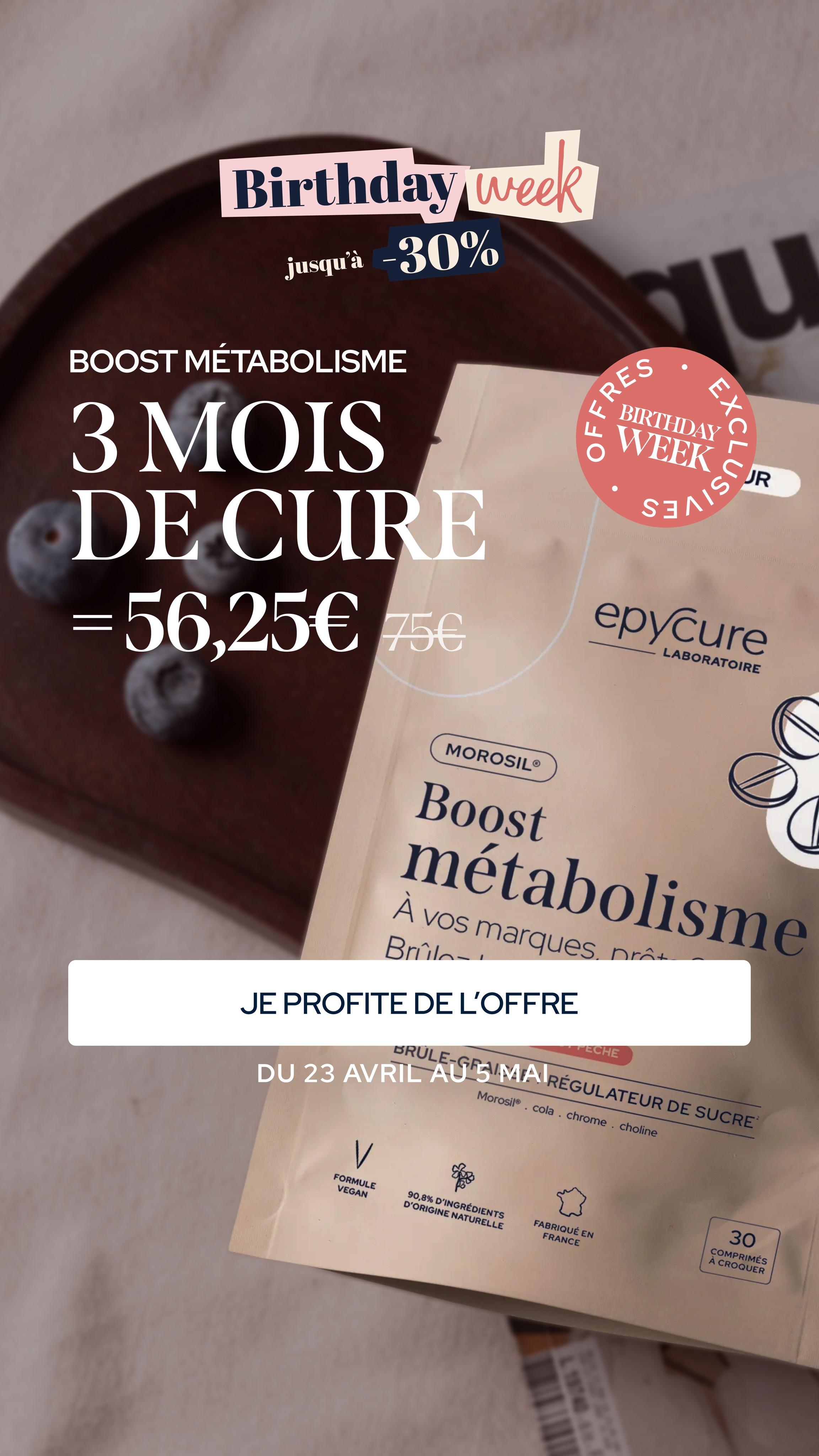 Epycure Facebook ad