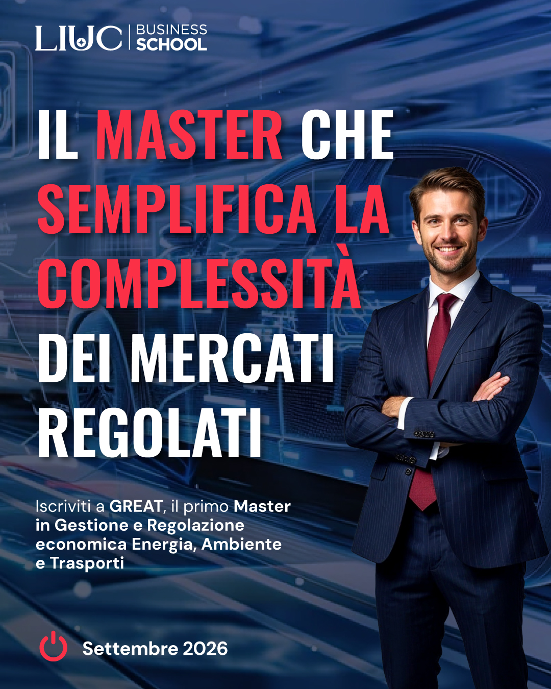 LIUC Business School Facebook ad