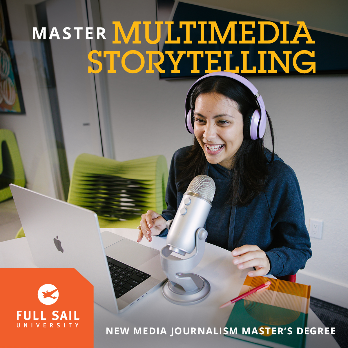 Full Sail University Facebook ad
