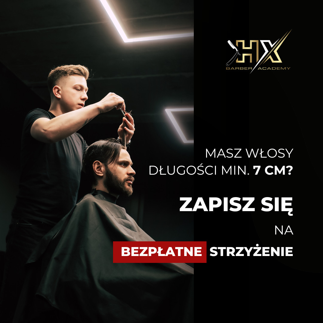 HX Barber Academy ad creative
