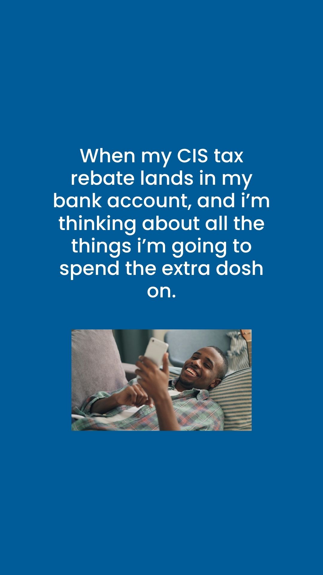 Tik-Tax Facebook ad: Claim your CIS tax rebate today