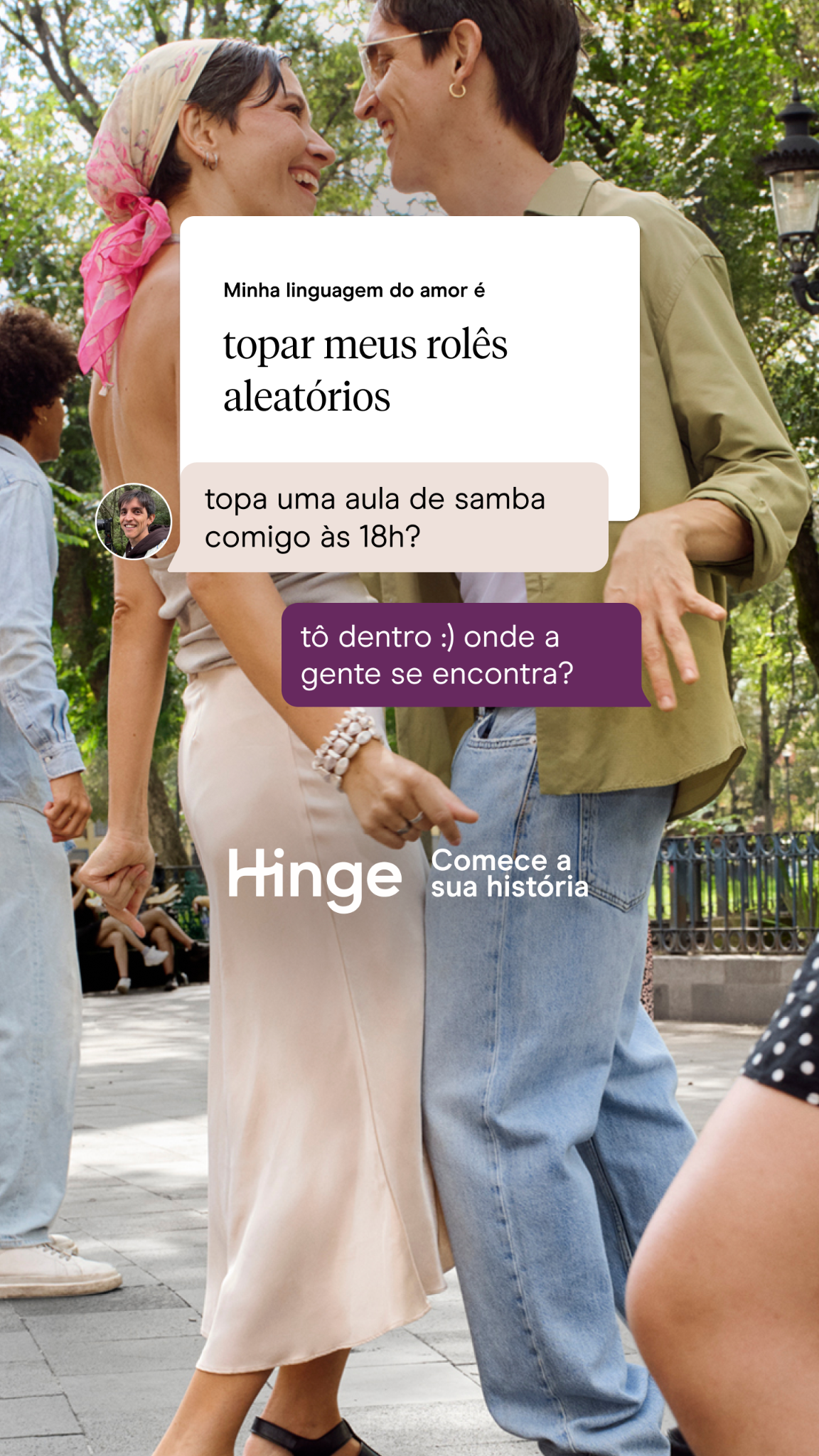 Hinge Facebook ad