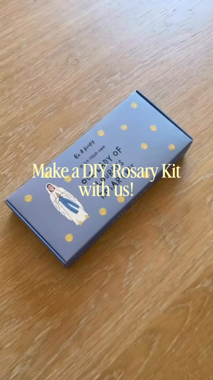 Be A Heart Facebook ad: A DIY Rosary Kit