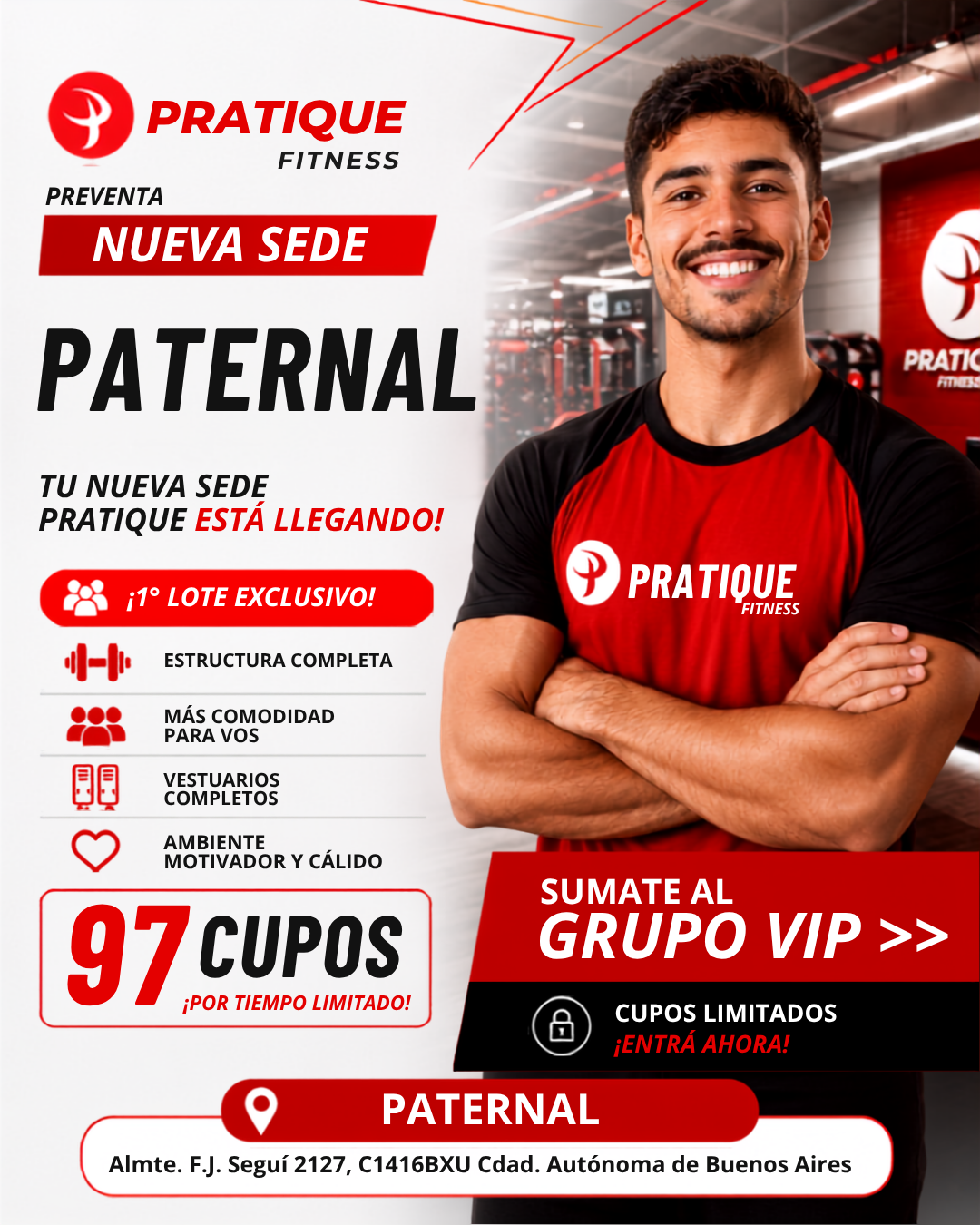 Pratique Fitness - Argentina Facebook ad