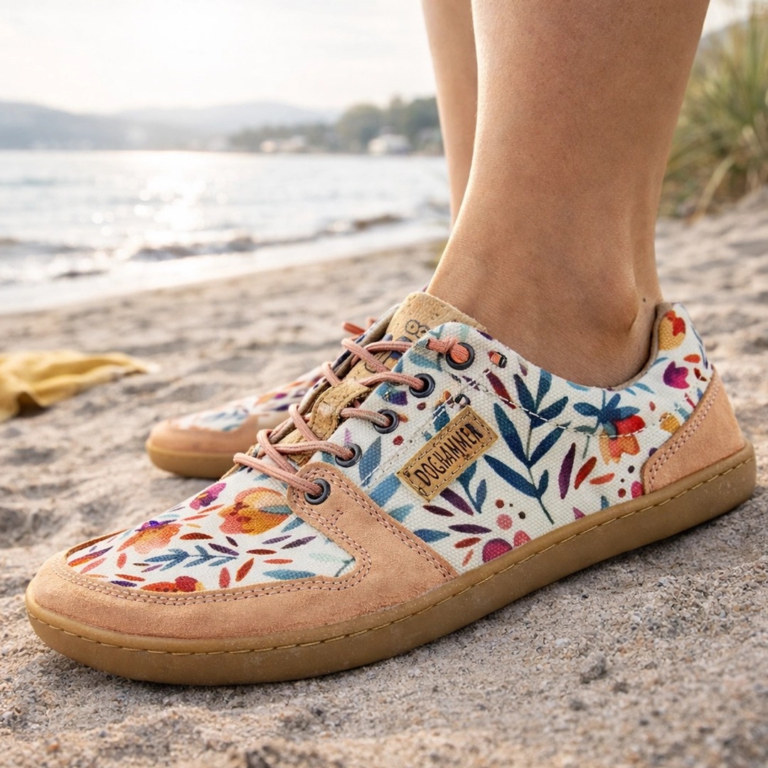 Doghammer Facebook ad: Barfußschuhe - Spüre den Sommer bei jedem Schritt