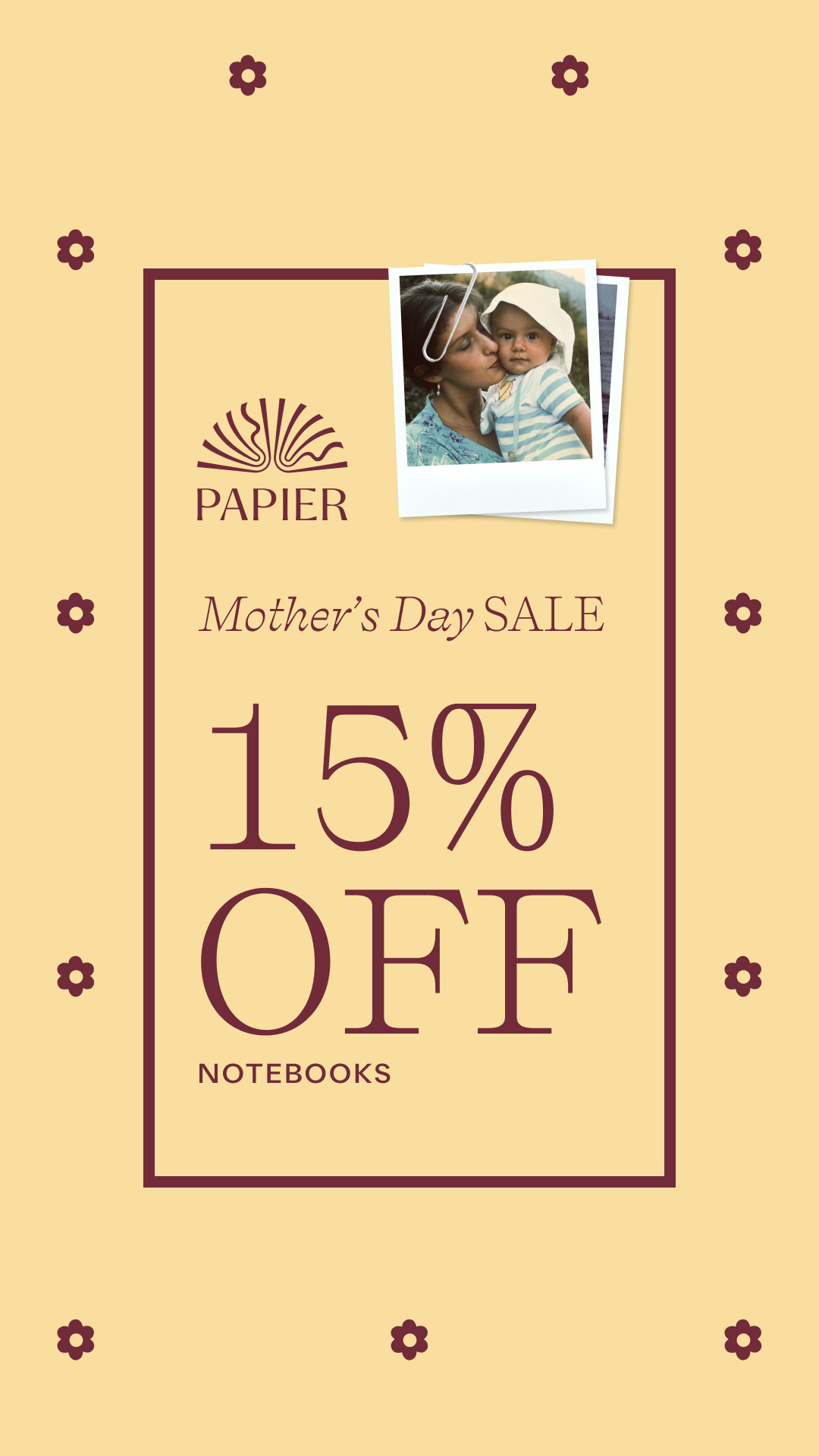 Papier Facebook ad
