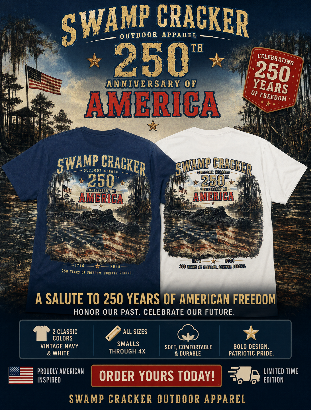 Swamp Cracker Outfitters Facebook ad