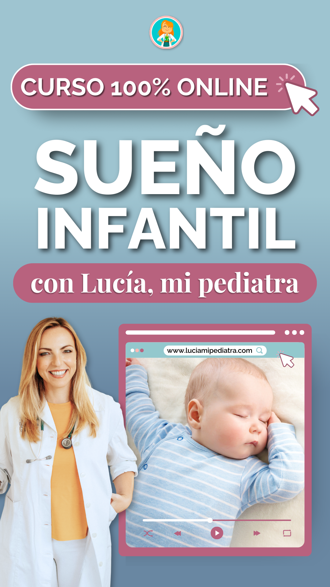 Lucía, mi pediatra Facebook ad