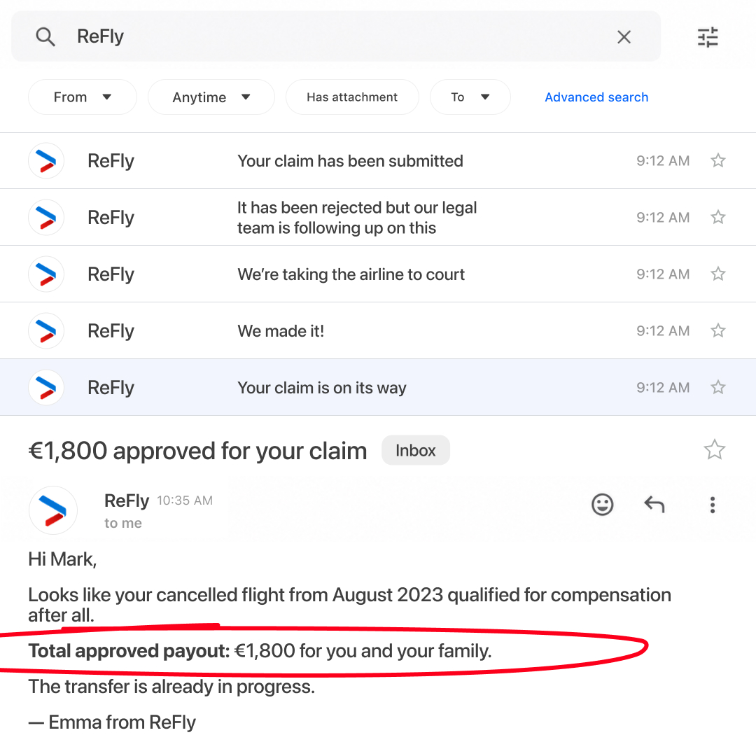 Refly Facebook ad