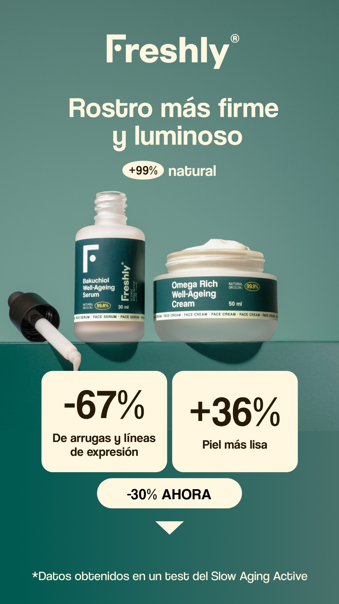Freshly Cosmetics Facebook ad
