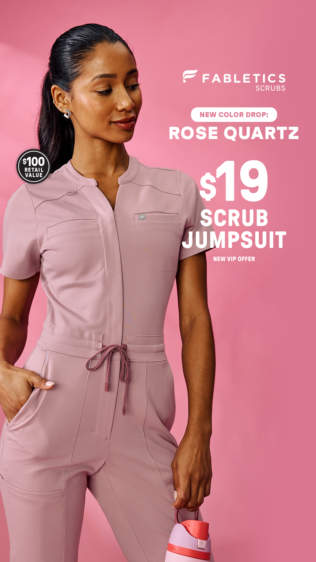 Fabletics Scrubs Facebook ad