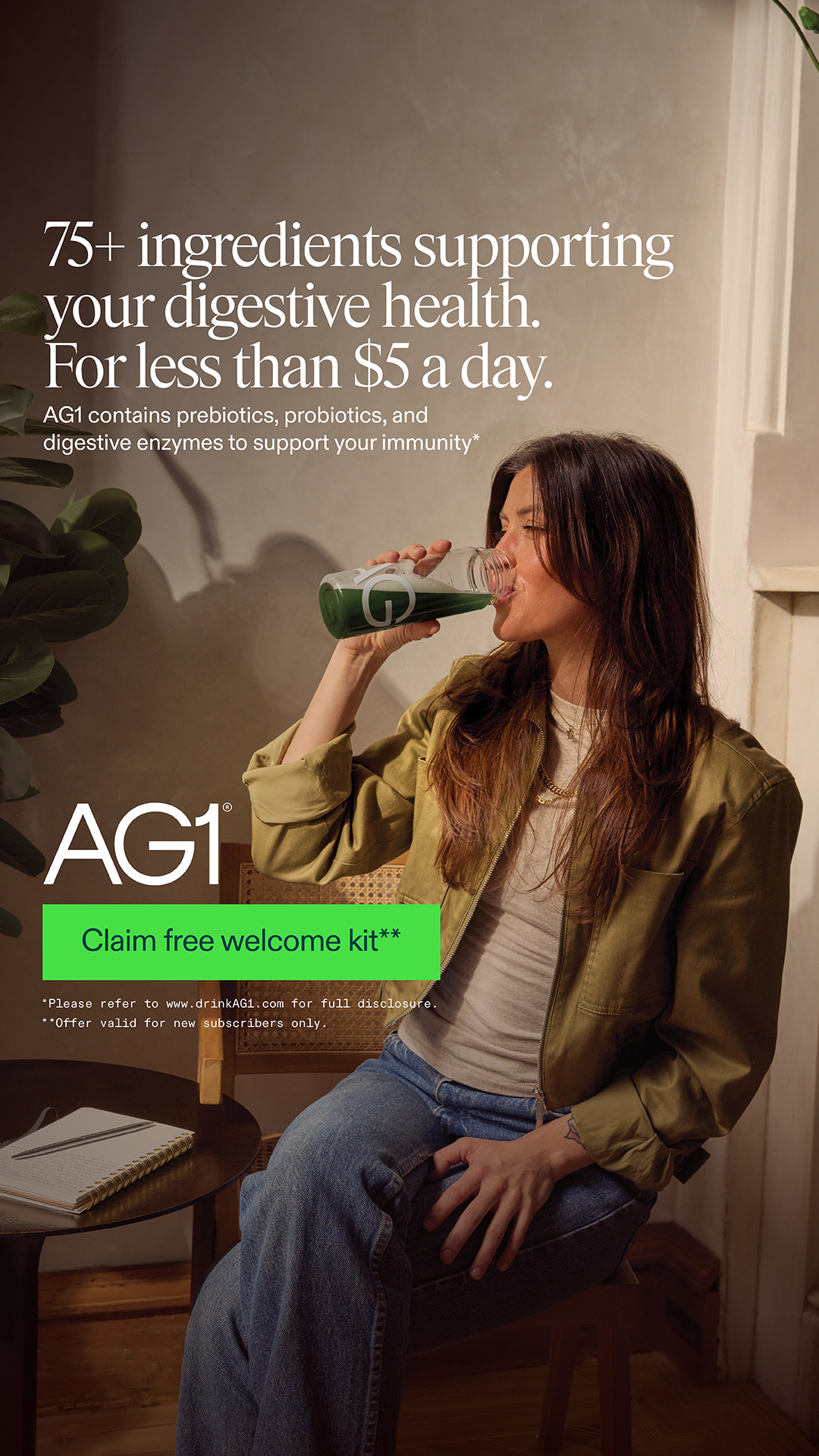 AG1 by Athletic Greens Facebook ad