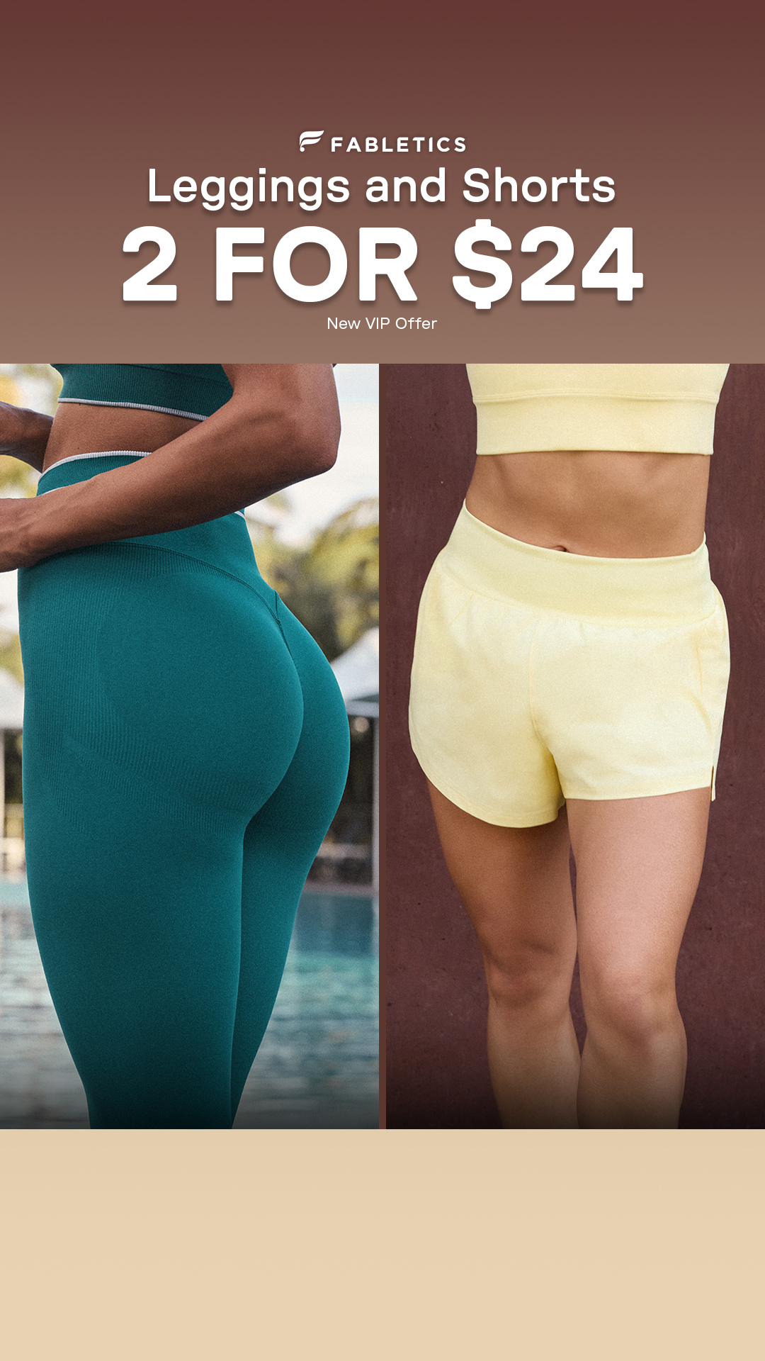 Fabletics Facebook ad