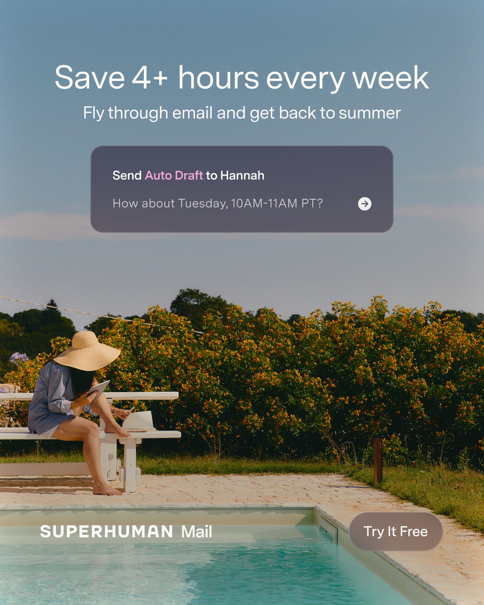 Superhuman Mail Facebook ad