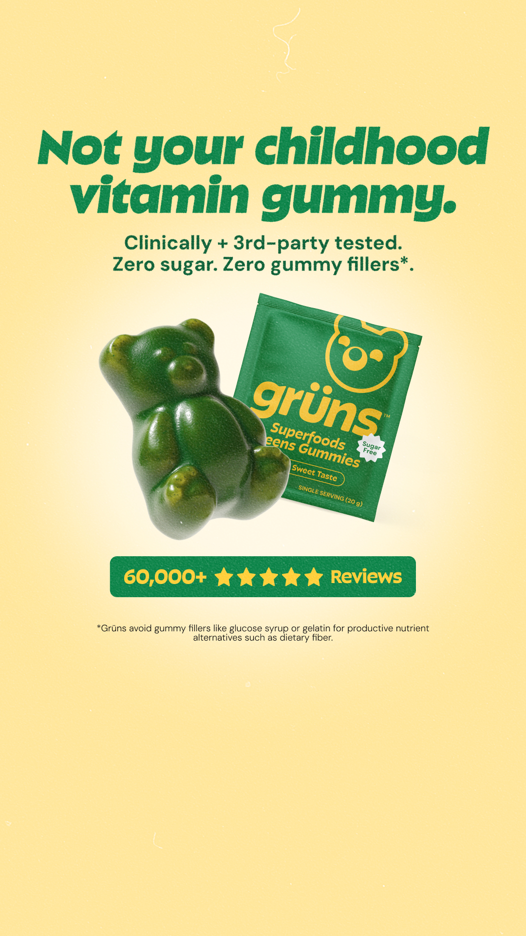 Grüns Facebook ad