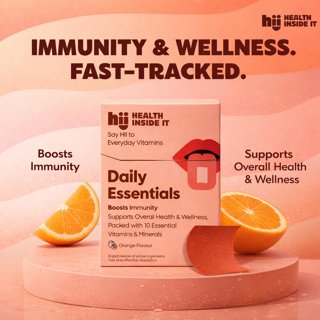 HII Health Inside It Facebook ad: Shop Wellness Oral Strips