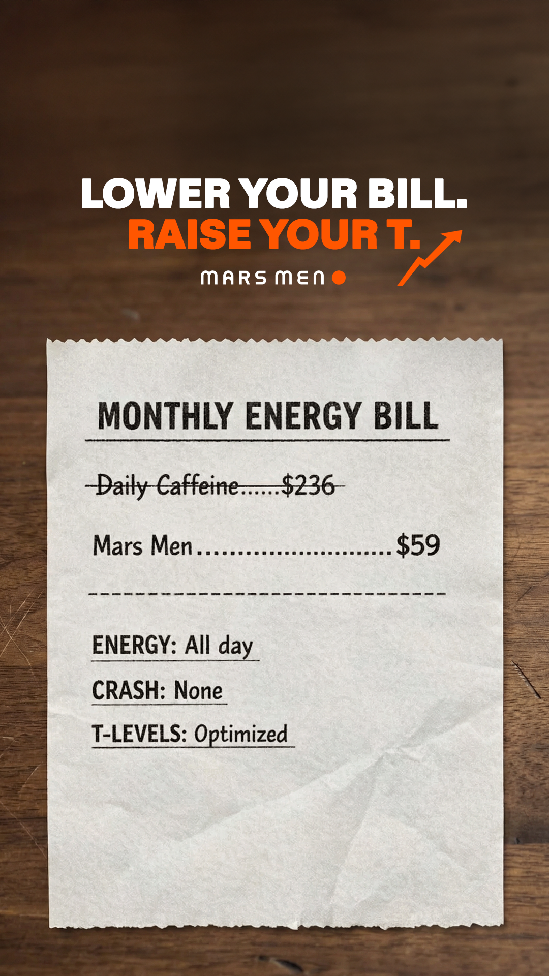 Mars Men Facebook ad