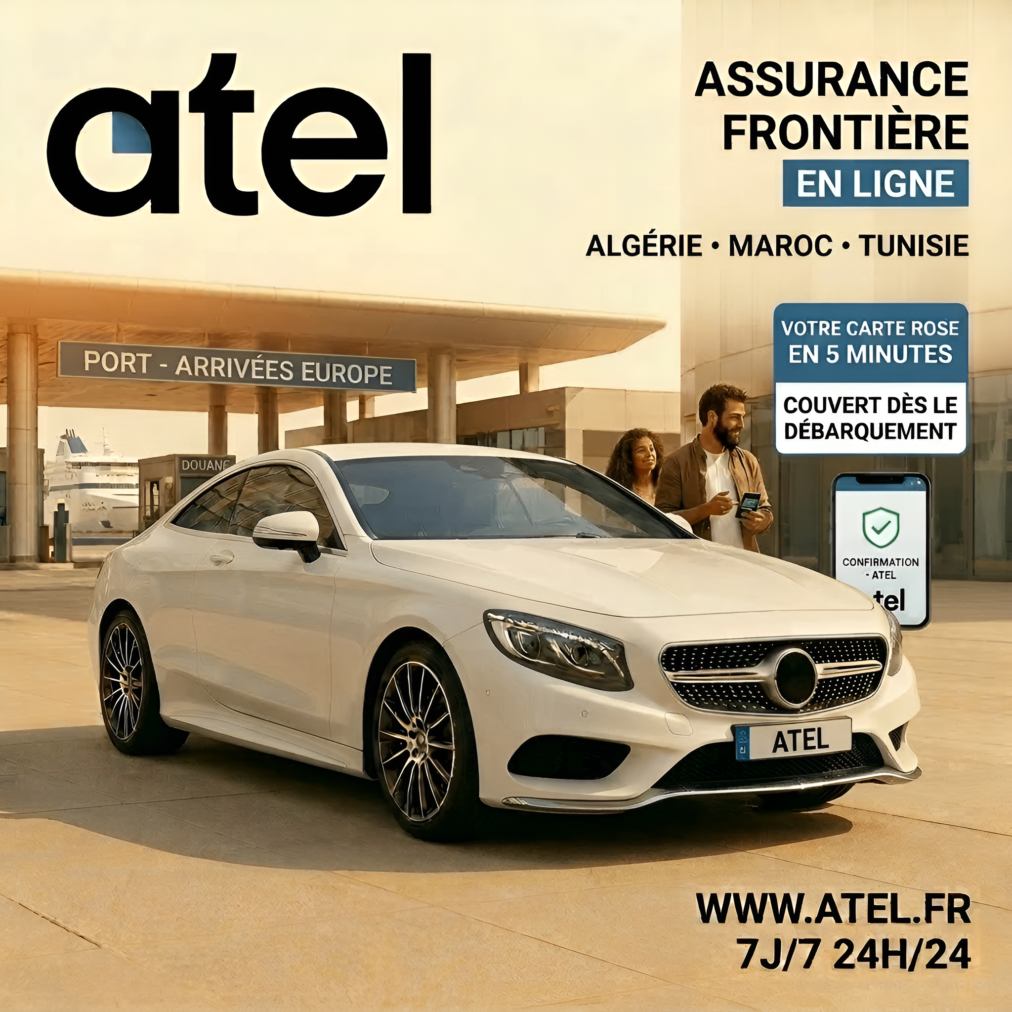 ATEL - Spécialiste de l'Assurance Auto Temporaire Facebook ad