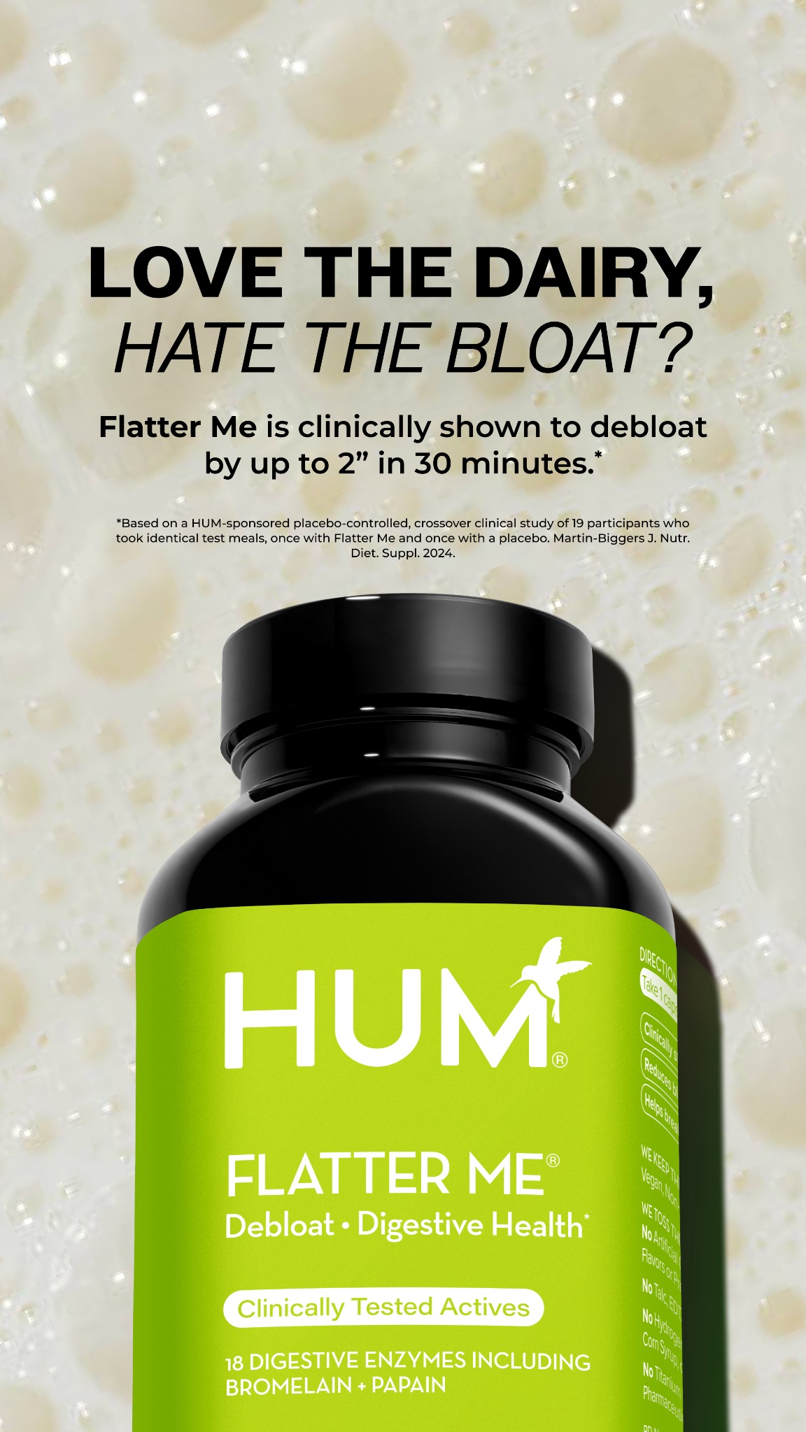 HUM Nutrition Facebook ad
