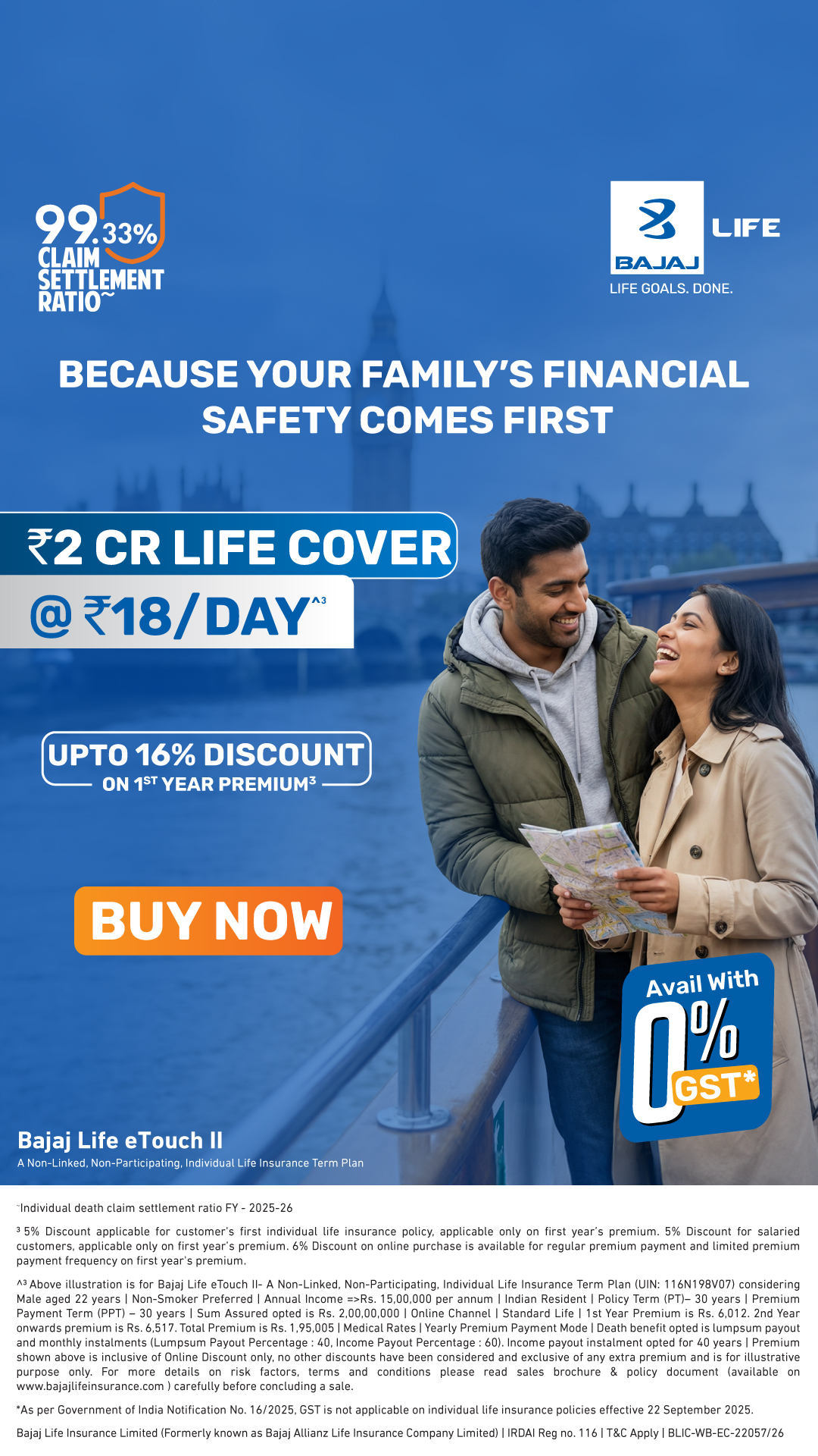 Bajaj Life Facebook ad