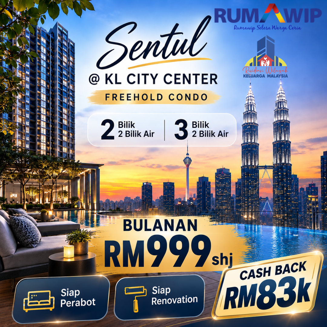 RumahWip Wilayah Persekutuan Facebook ad: Siap Perabot & 2027 ambil kunci