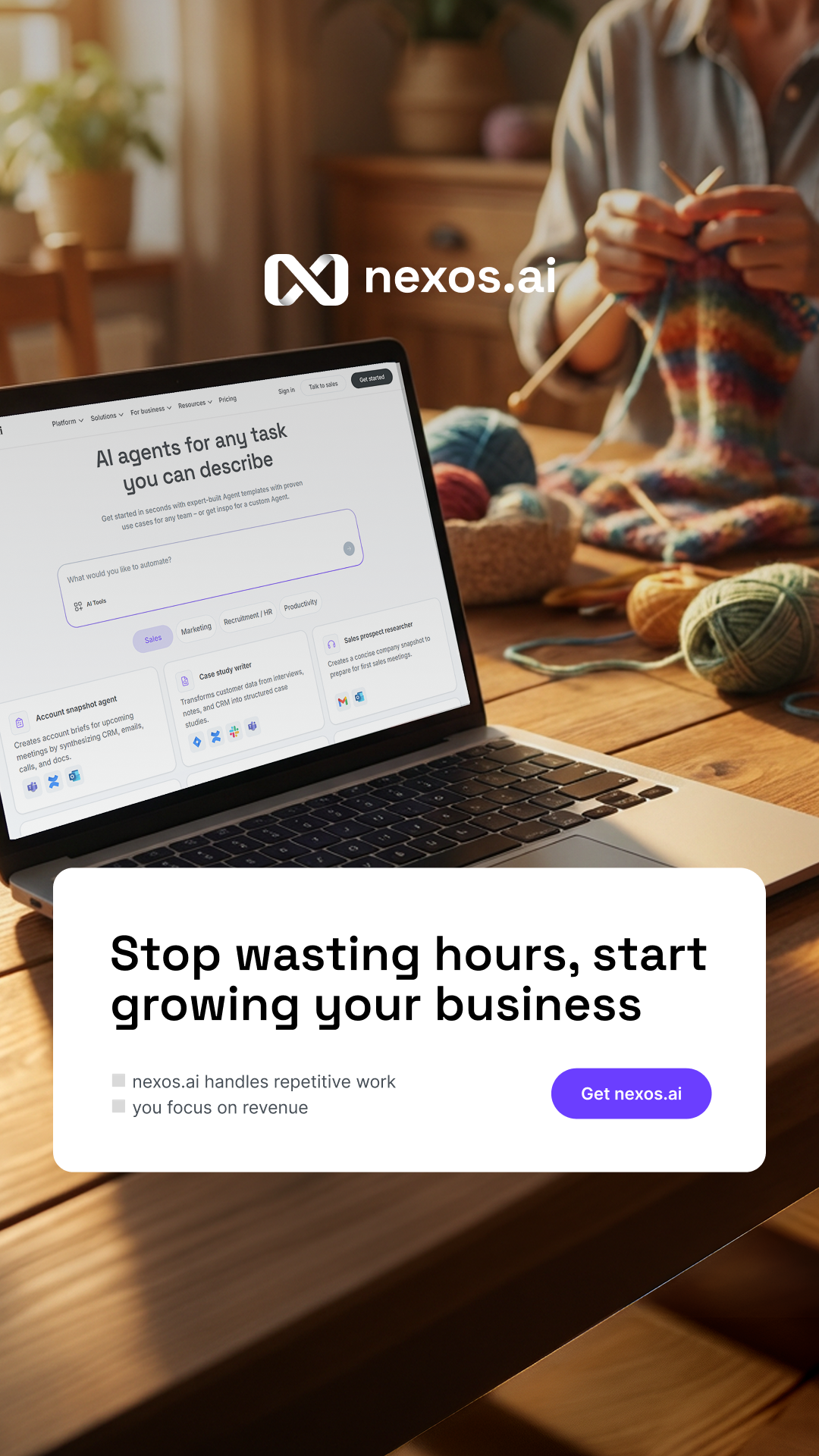 nexos.ai Facebook ad